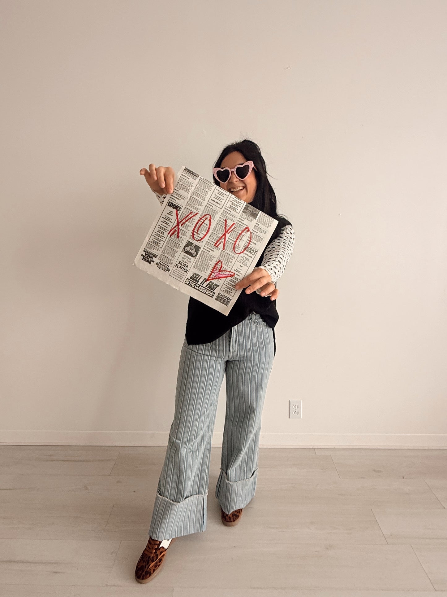 Pin Stripe Jeans