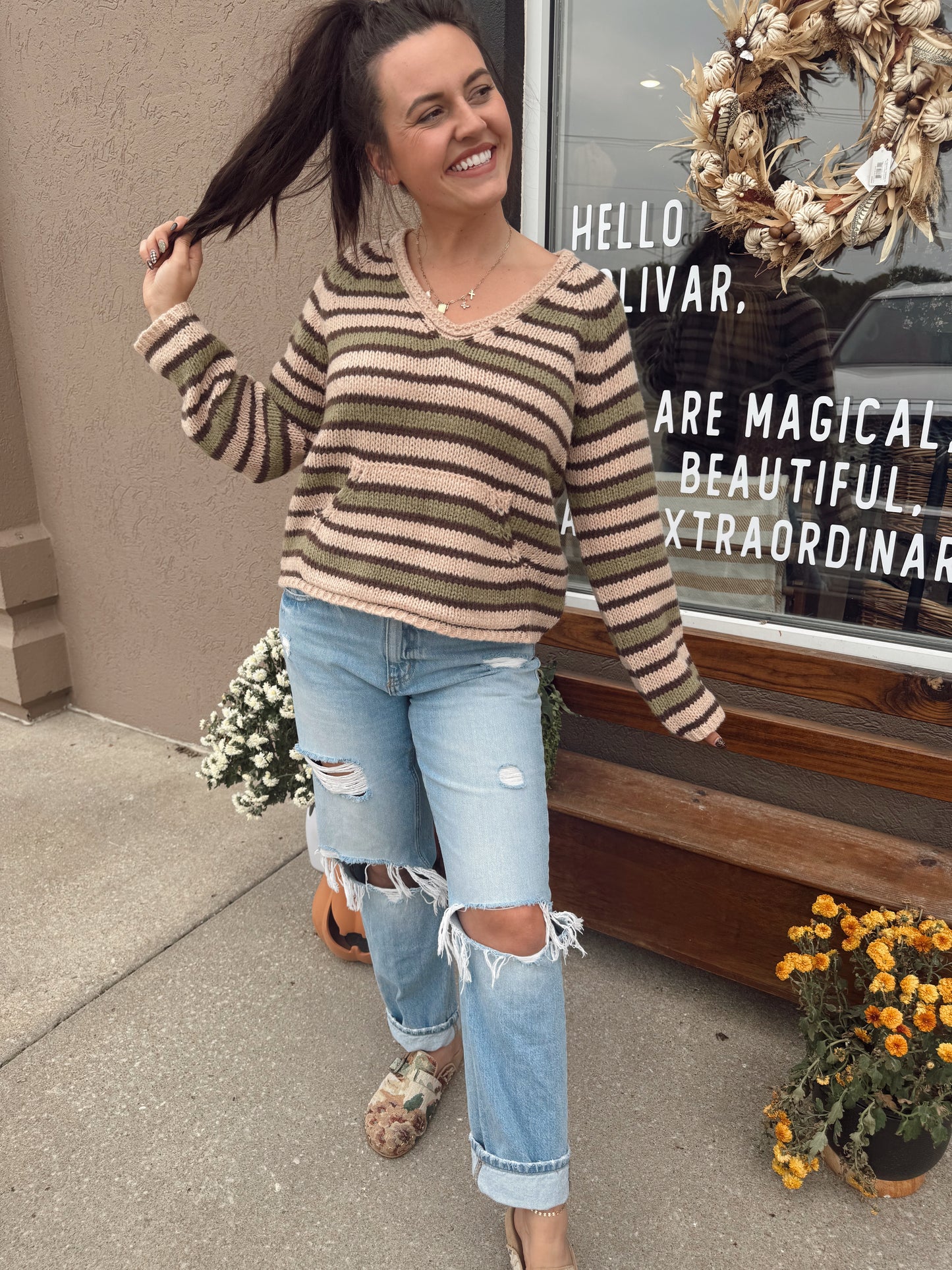 Lainey Stripe Sweater