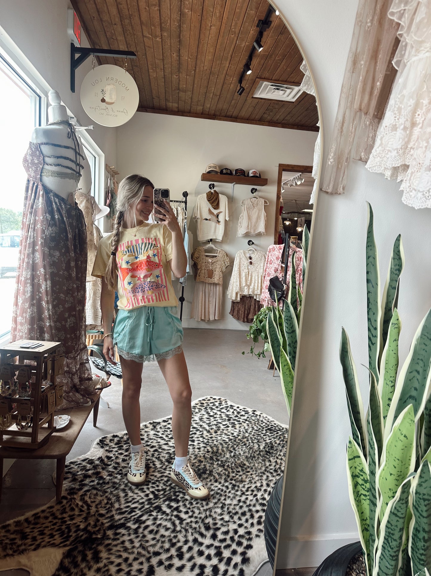 Sea Glass Silk Shorts