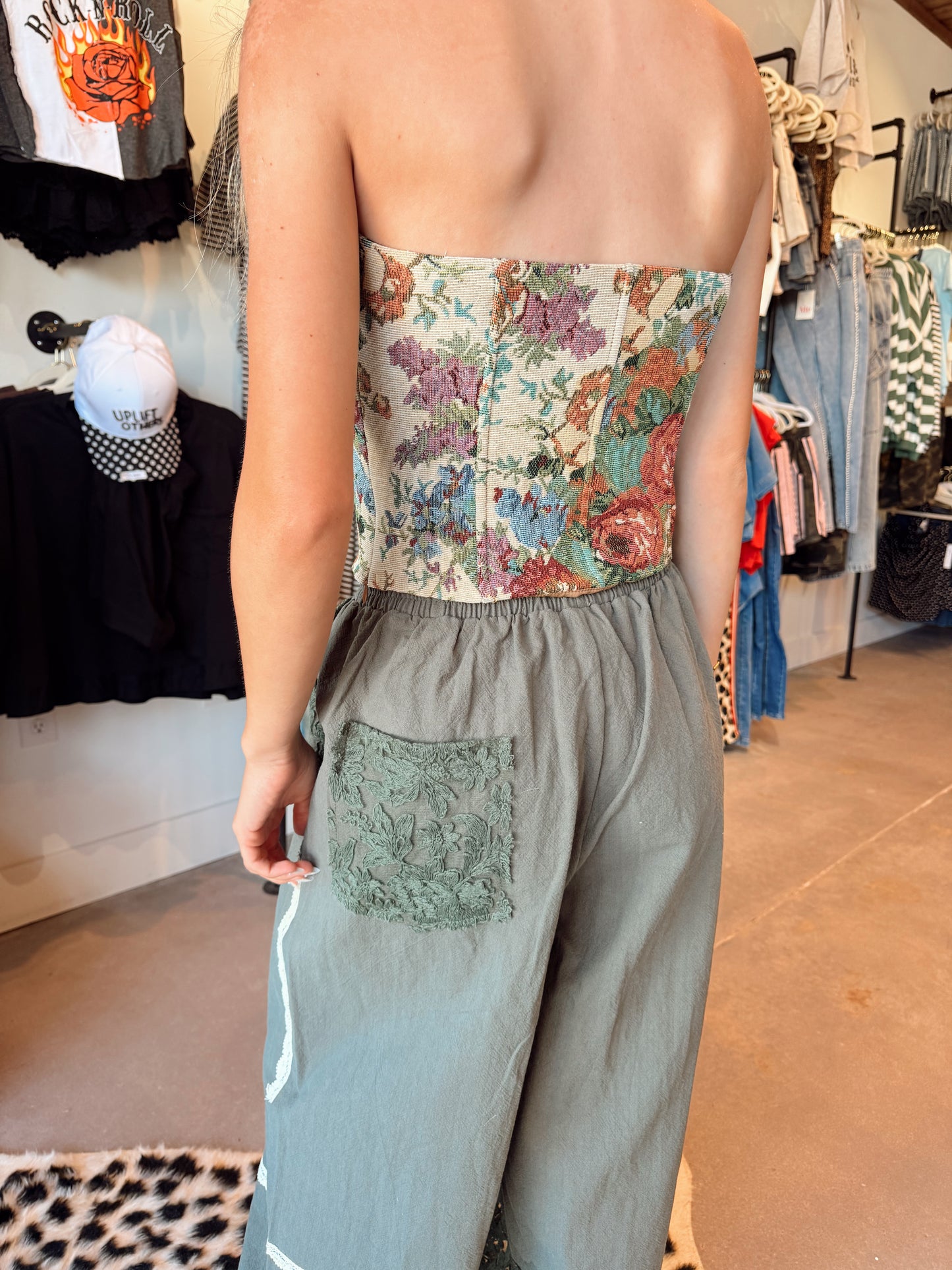 Faith Floral Corset