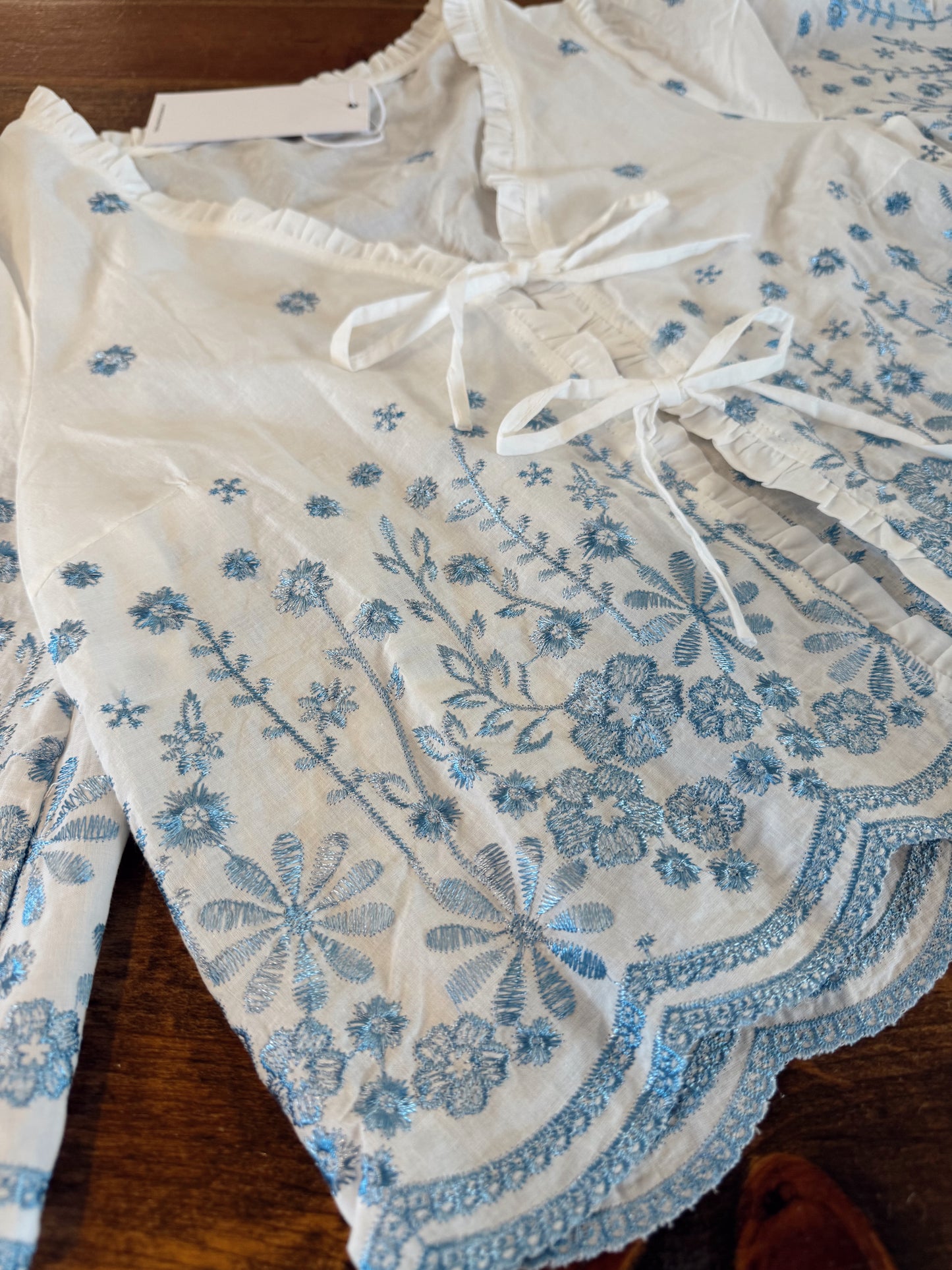 Bell Embroidered Blouse