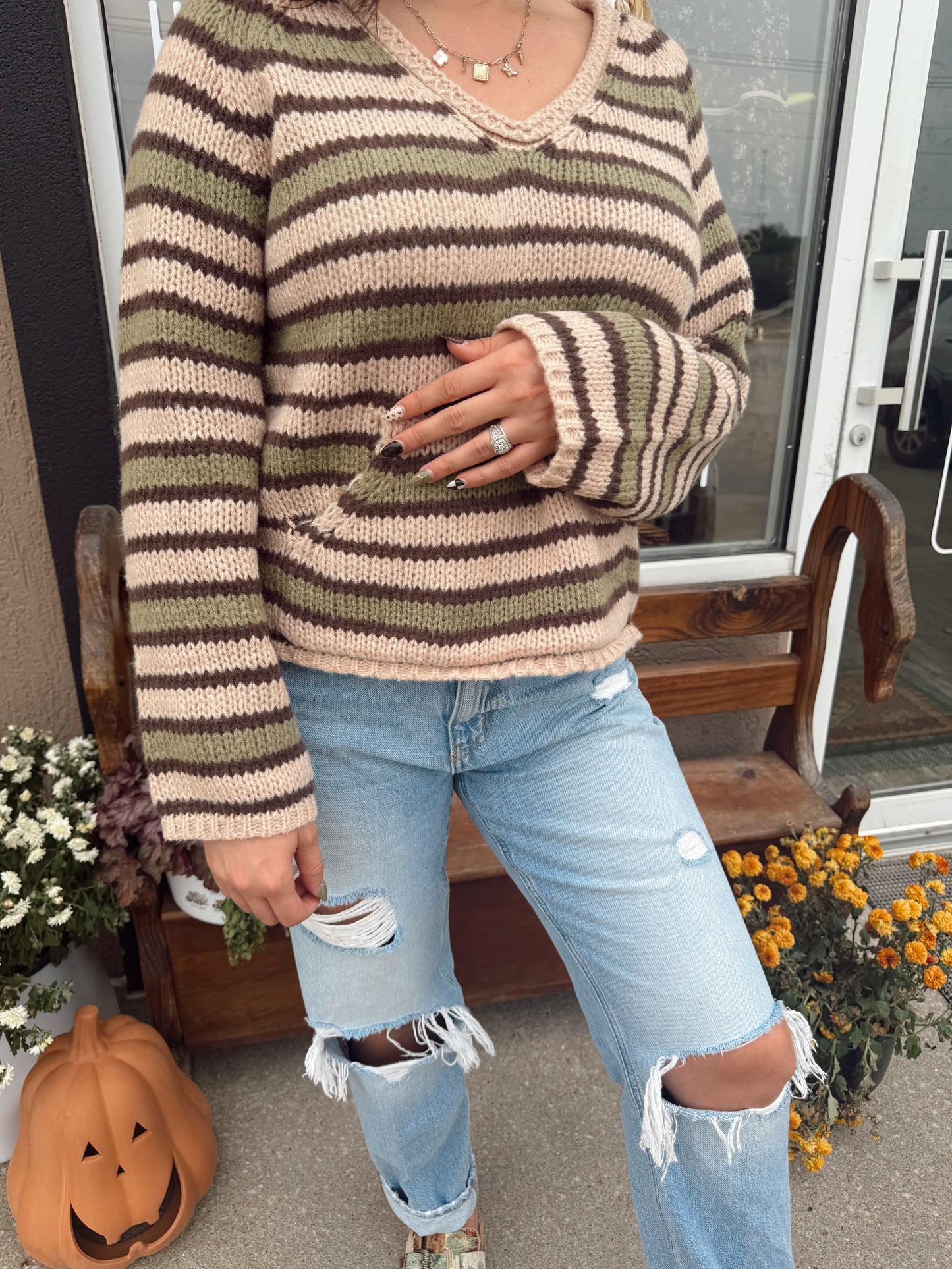 Lainey Stripe Sweater