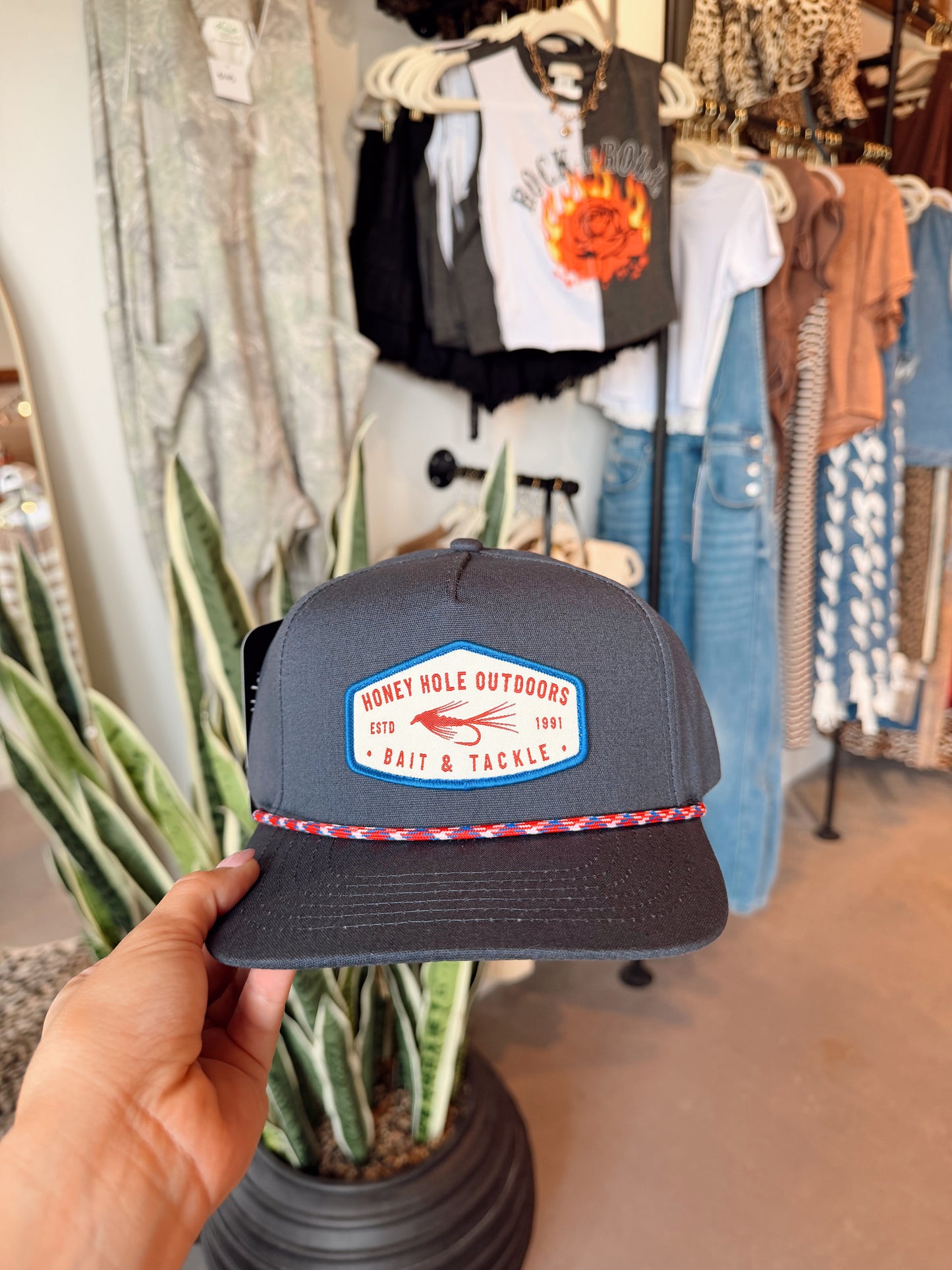 Navy Bait & Tackle Honey Hole hat