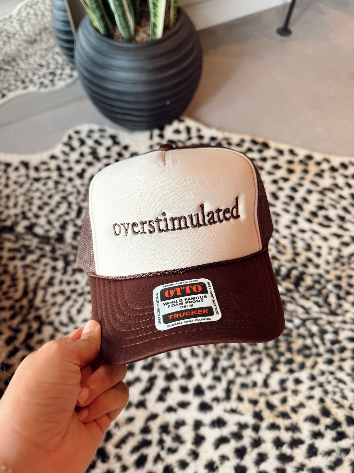 Embroidered Overstimulated Hat