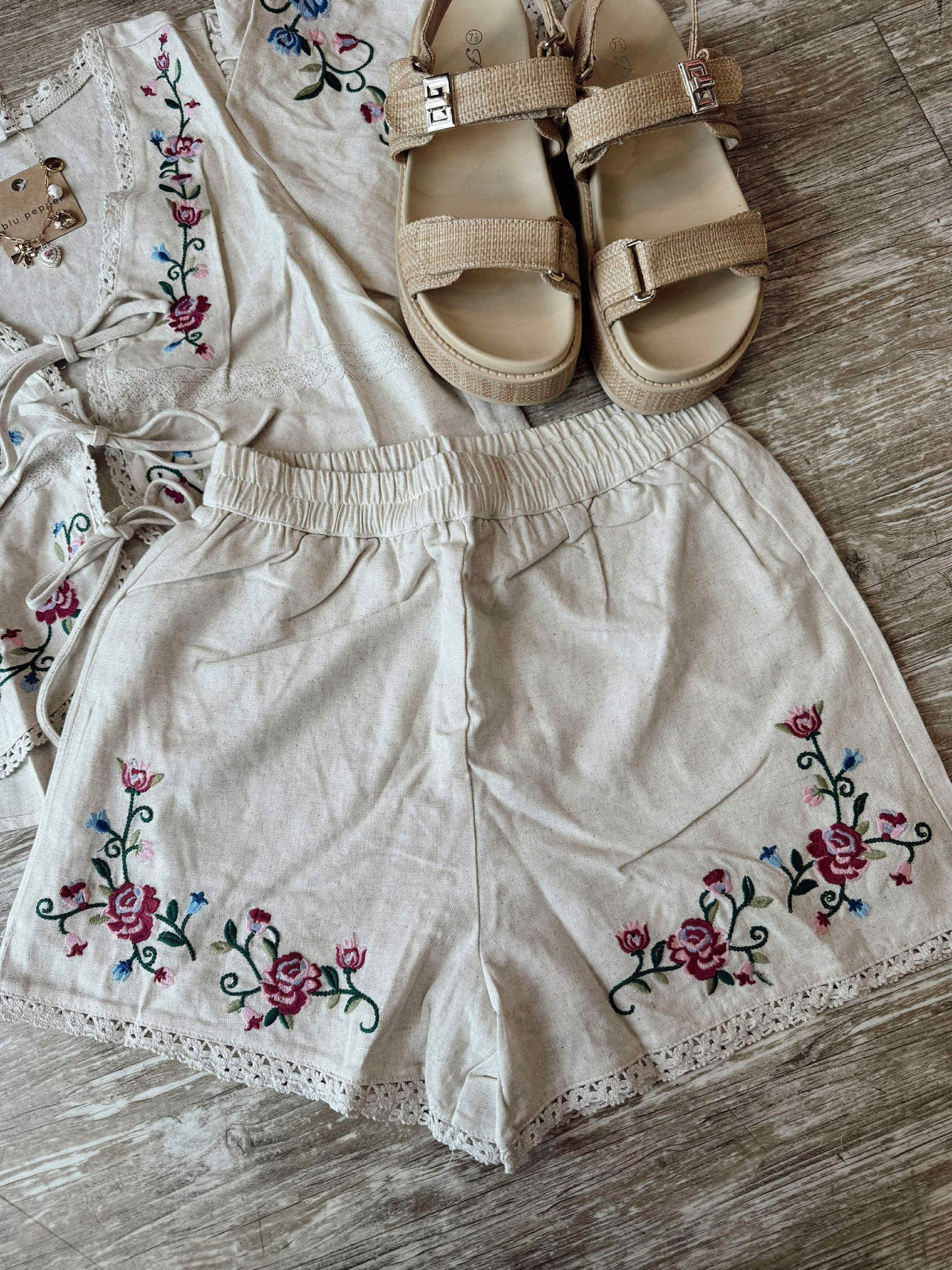 Evelyn Embroidered Set