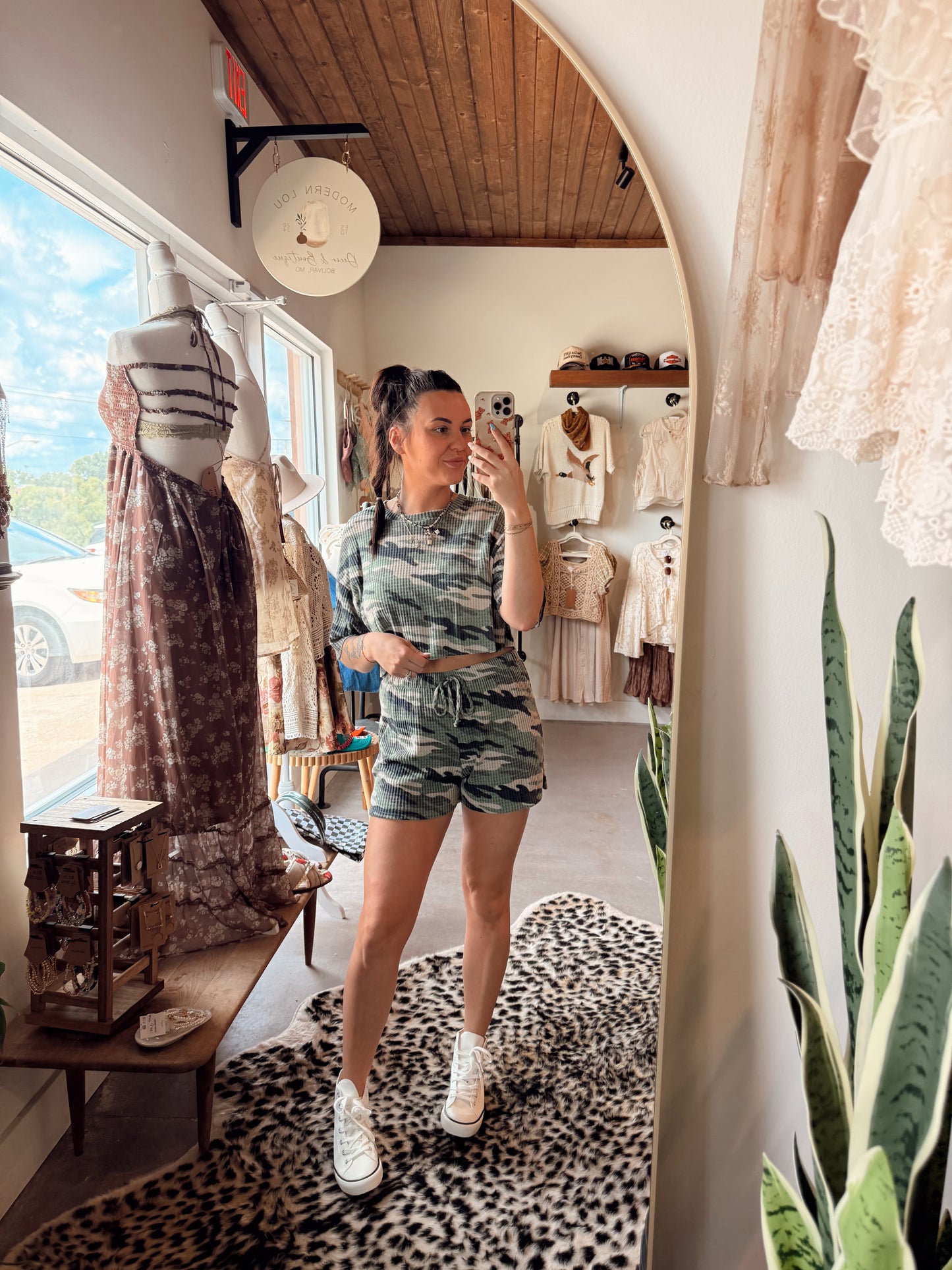 Cozy Camo Lounge Set
