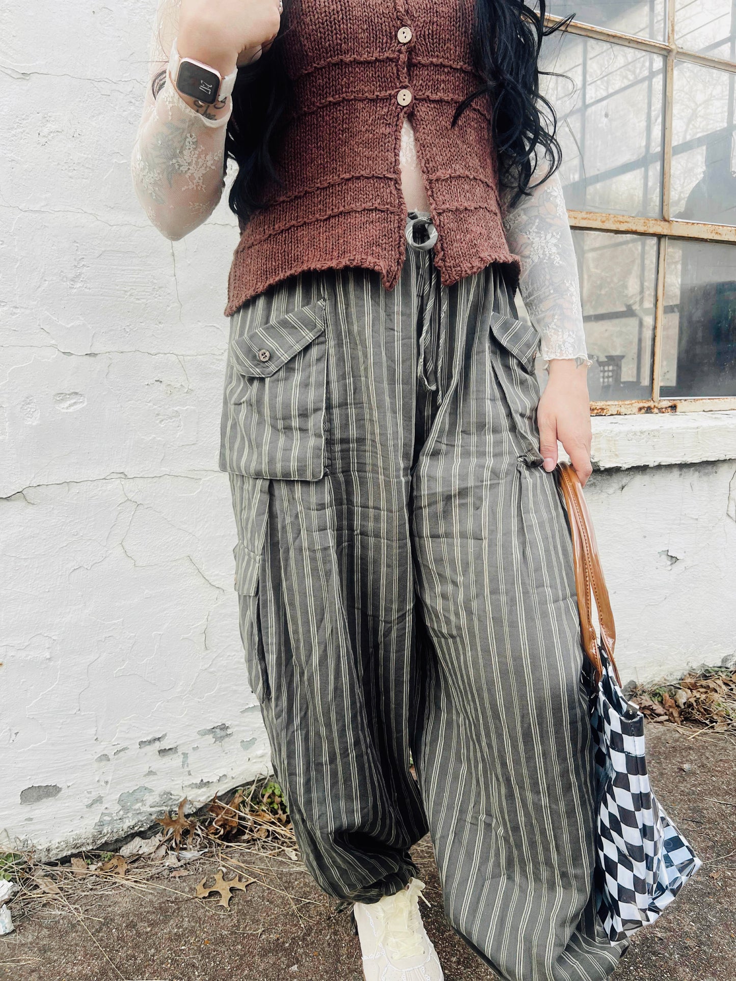 Mocha Button Tank