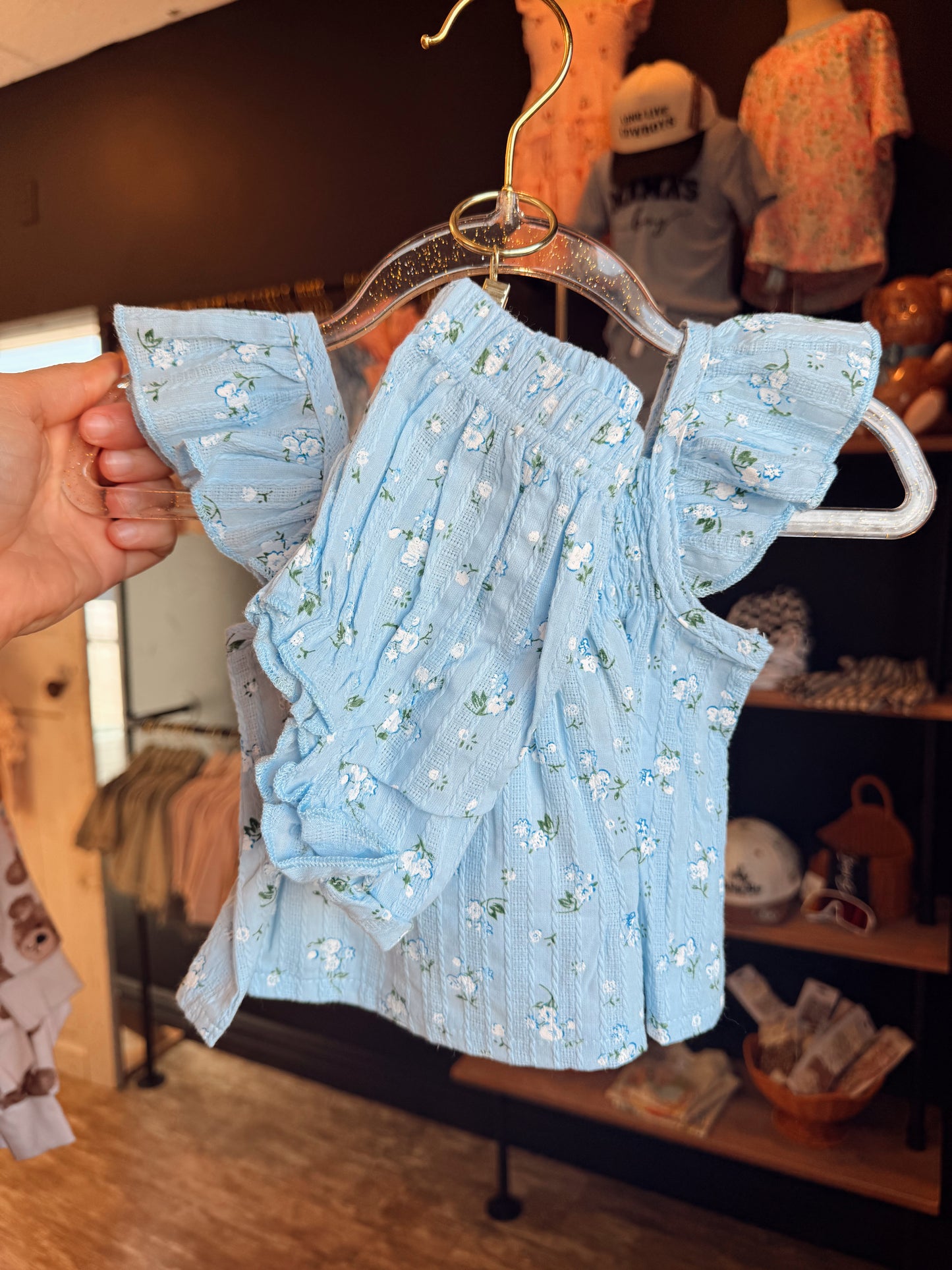 Blue Floral Set
