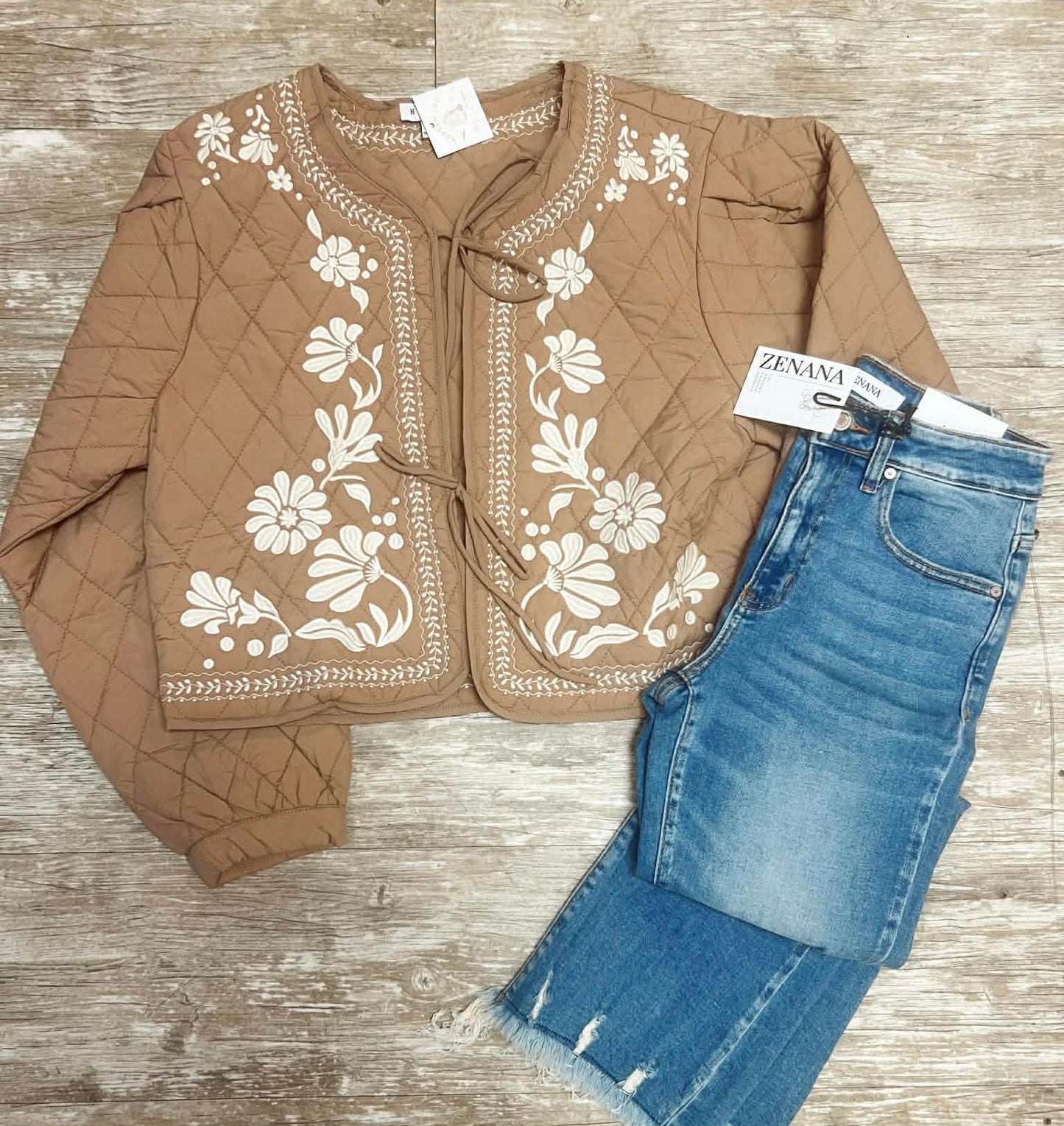 Embroidered Windbreaker