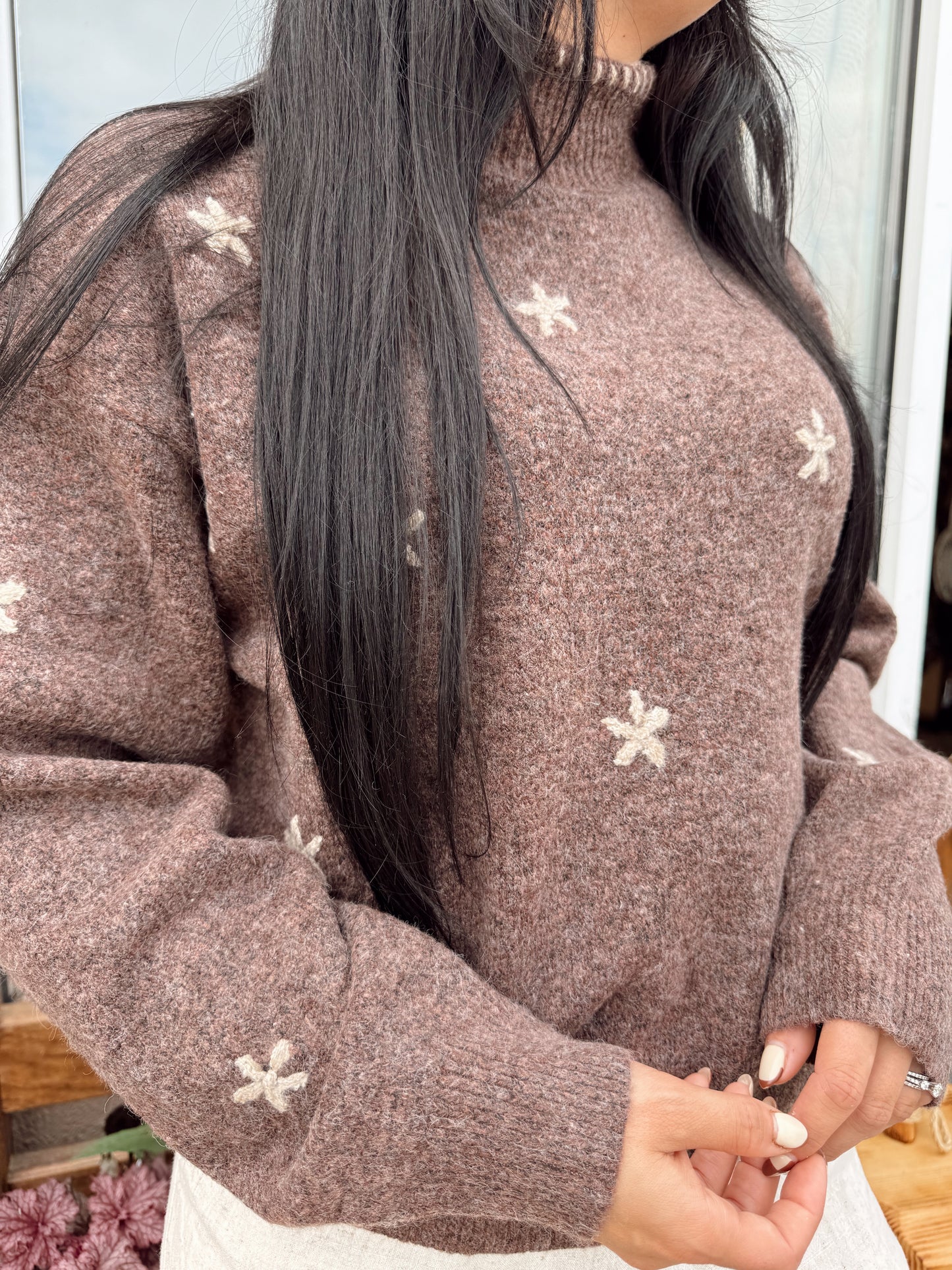 Junie Floral Sweater