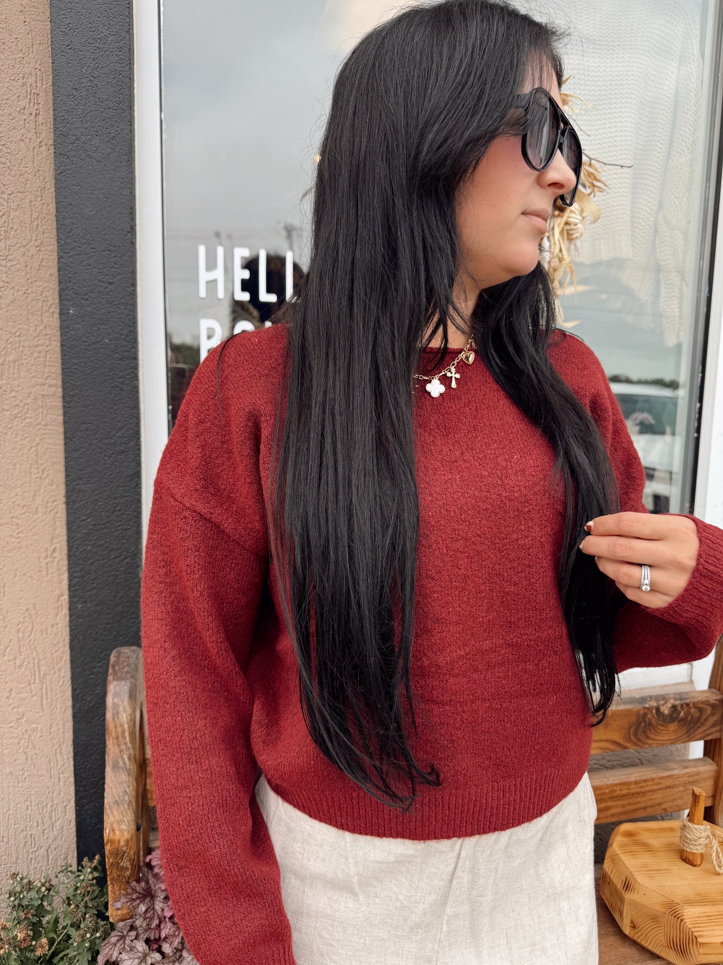 Cindi Bow Sweater