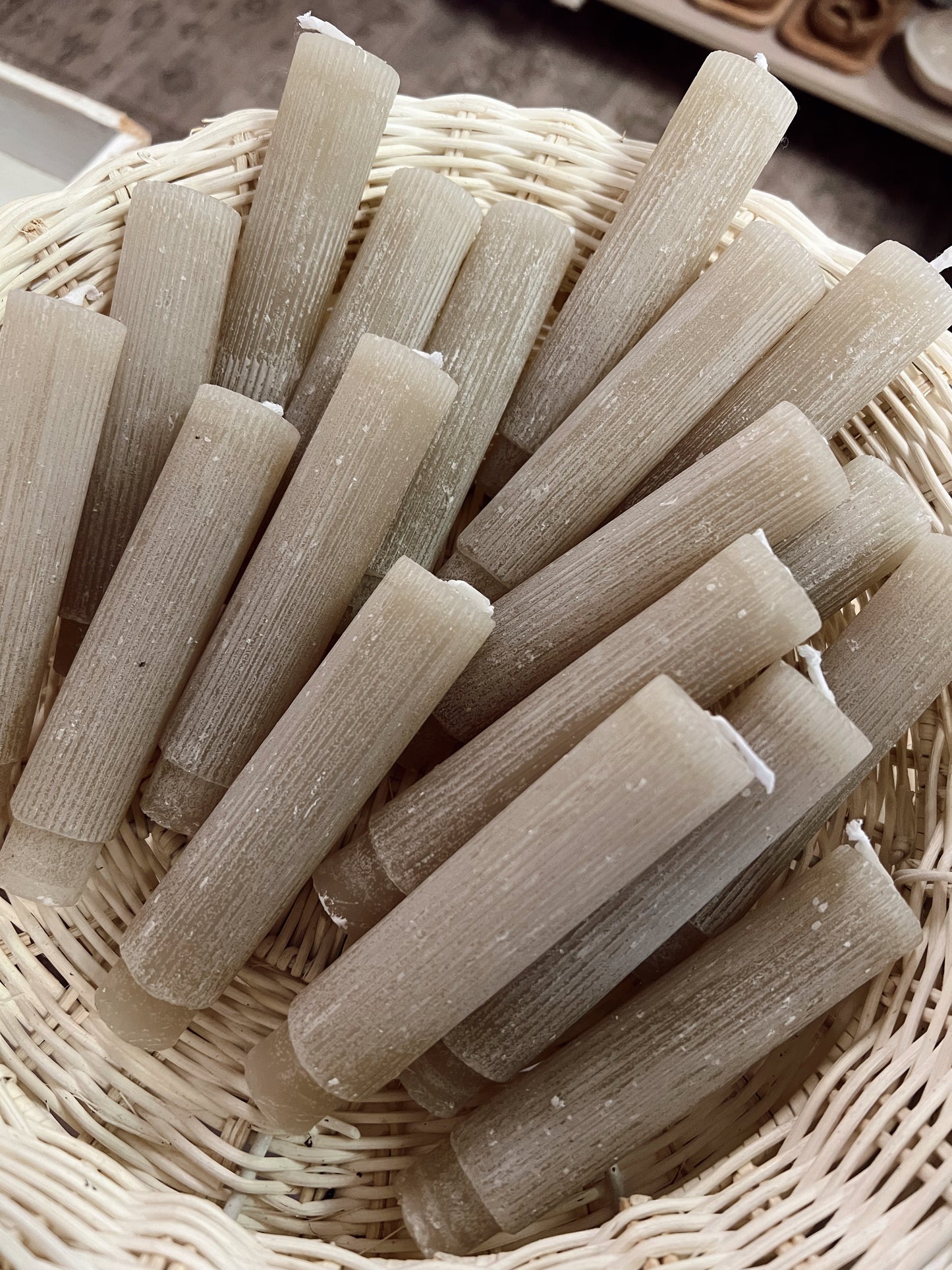Vintage Short Taper Candles