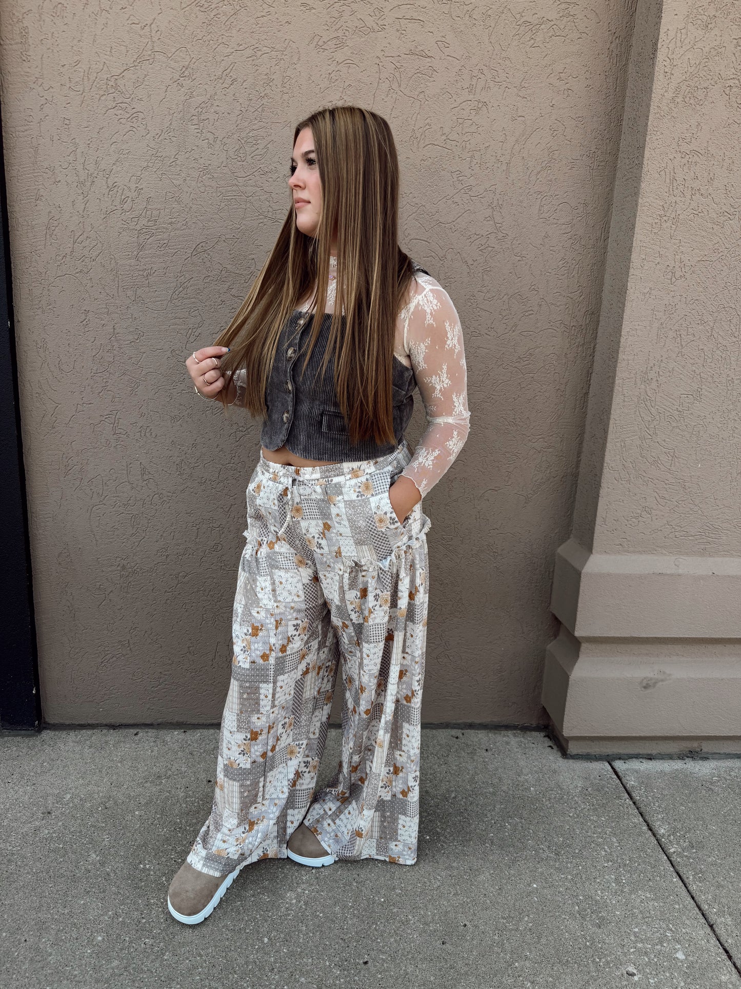 Bohemian Patch Pants