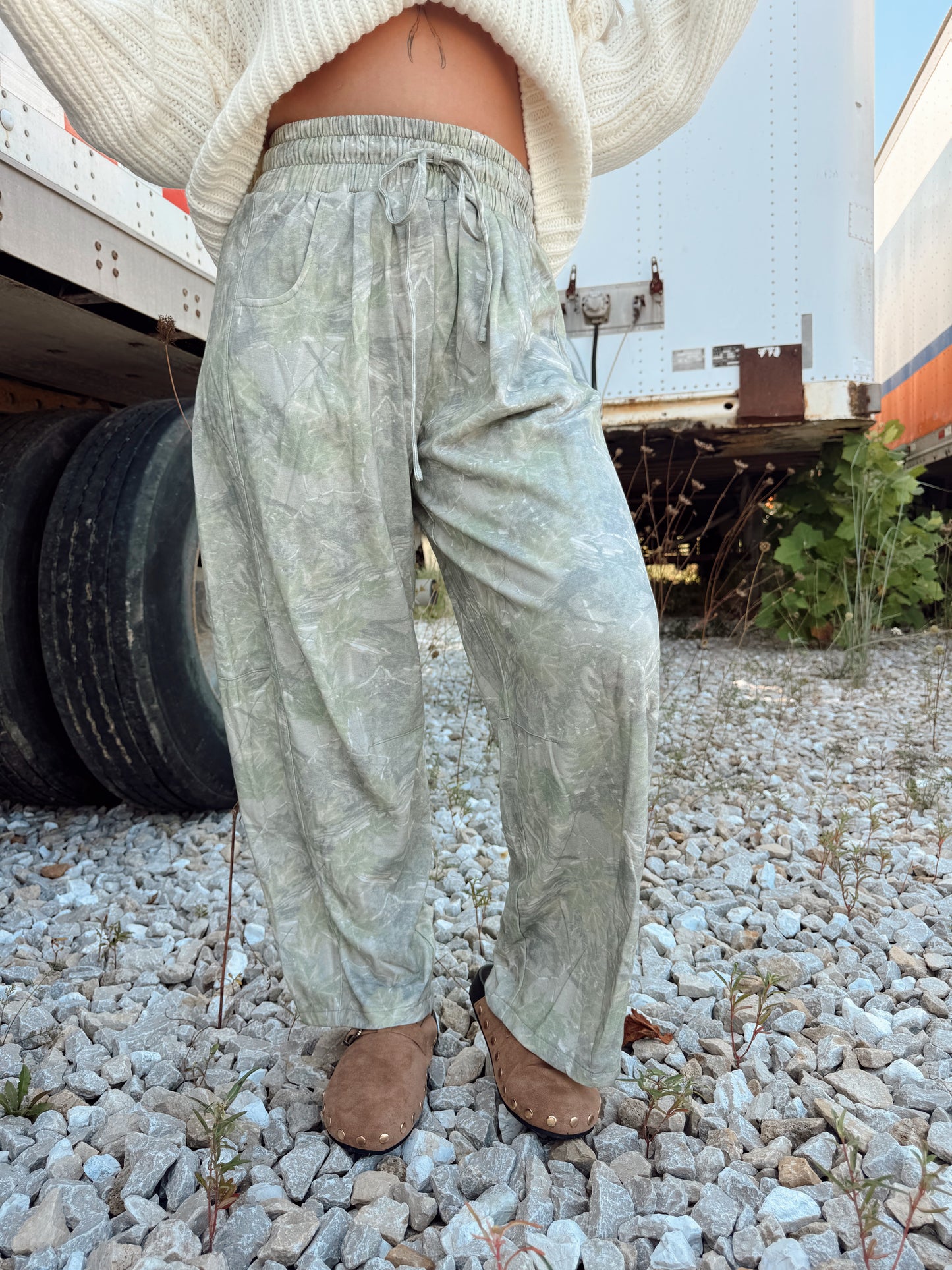 Camo Barrel Sweatpants