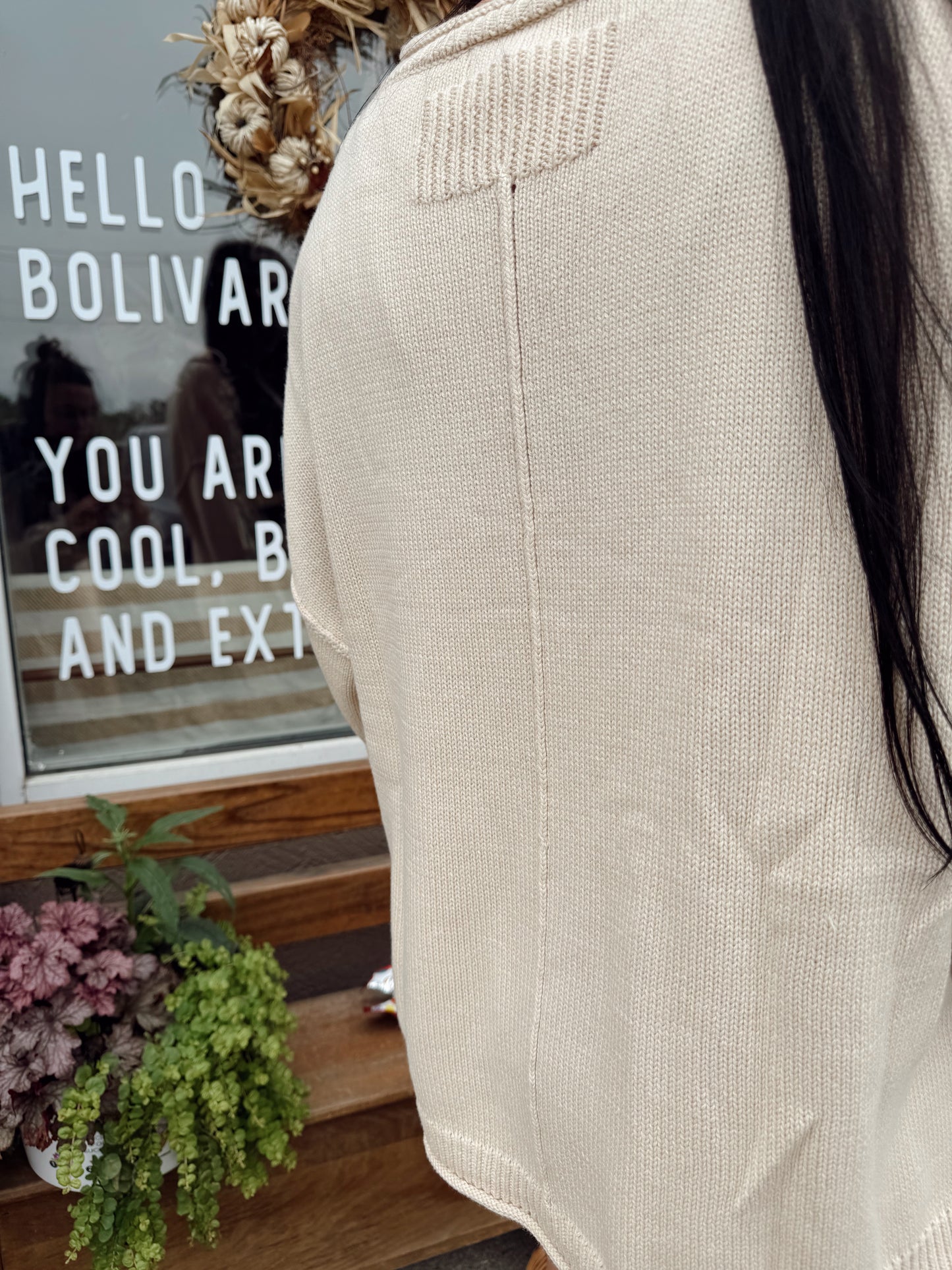 Kinley Raw Hem Sweater