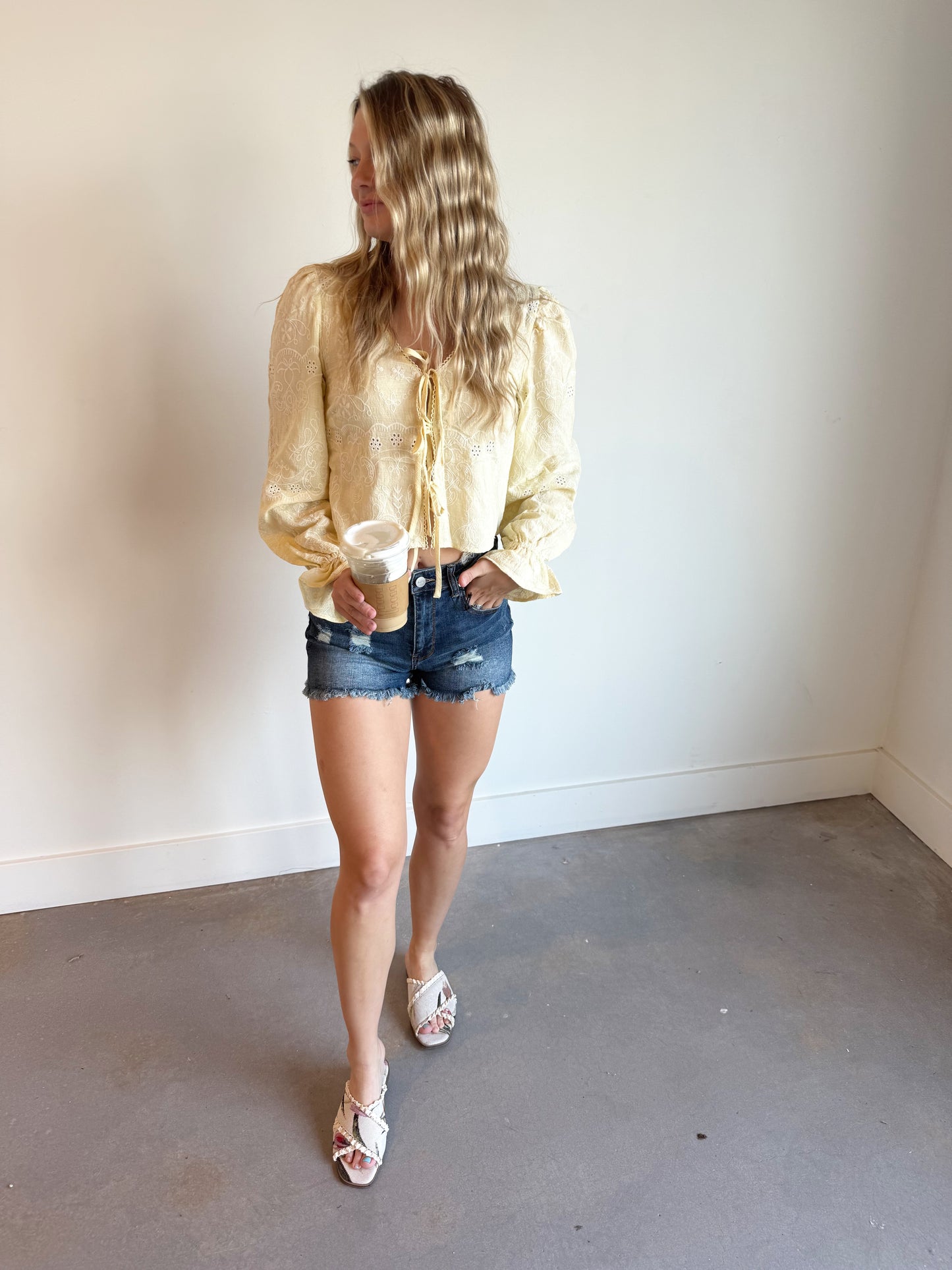 Dainty Yellow Blouse