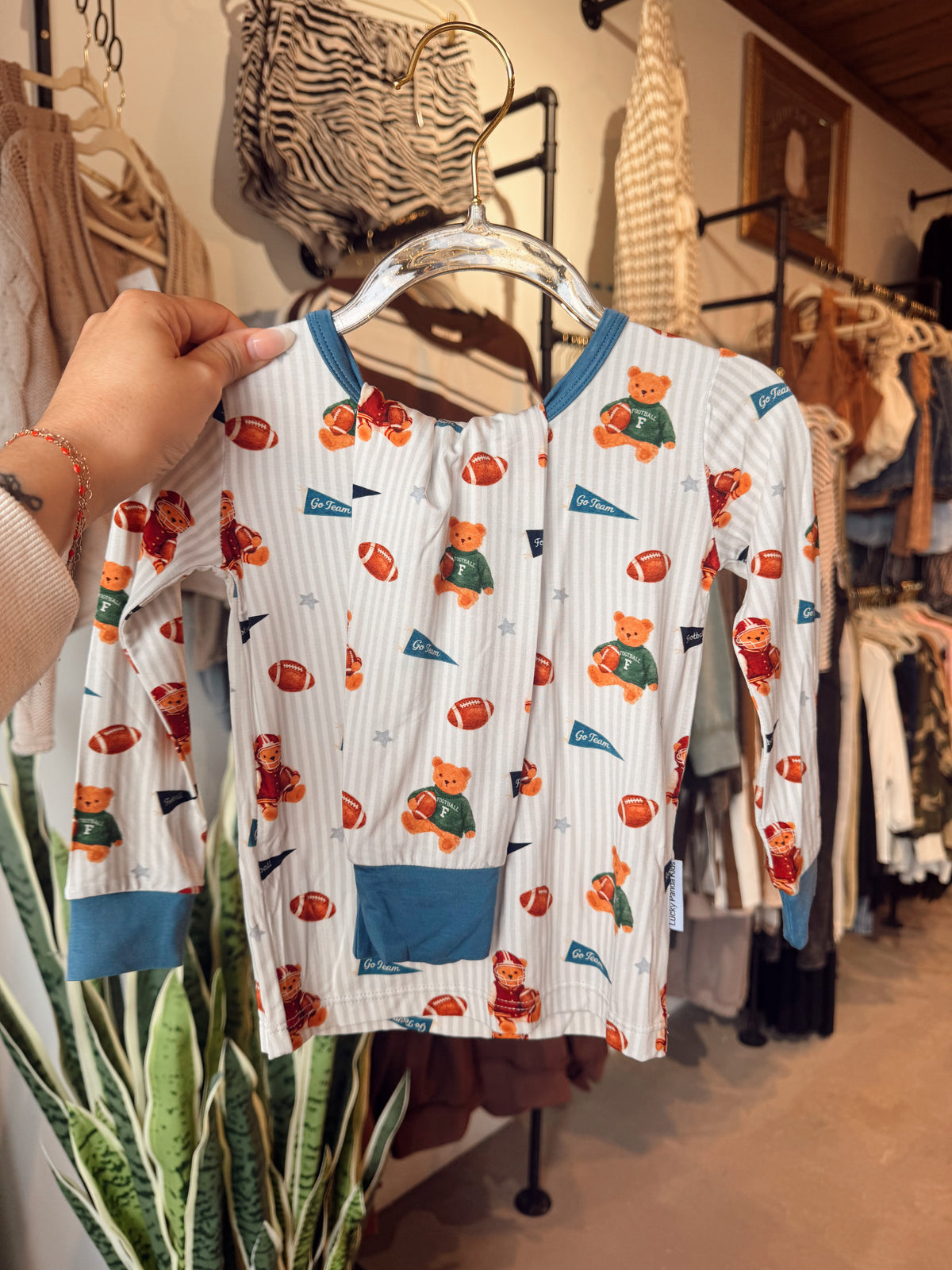 Touchdown Teddy Bamboo Set