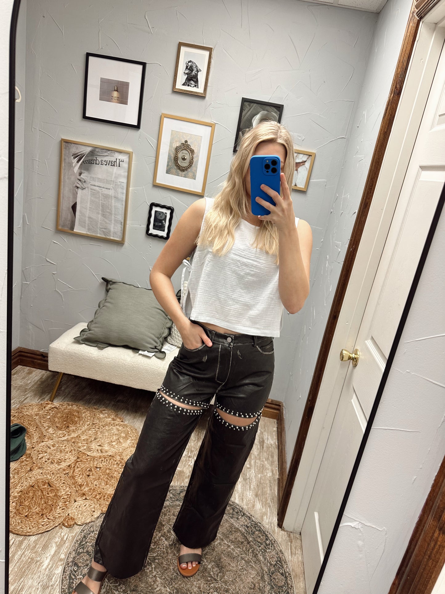Pleather Sammy Pants