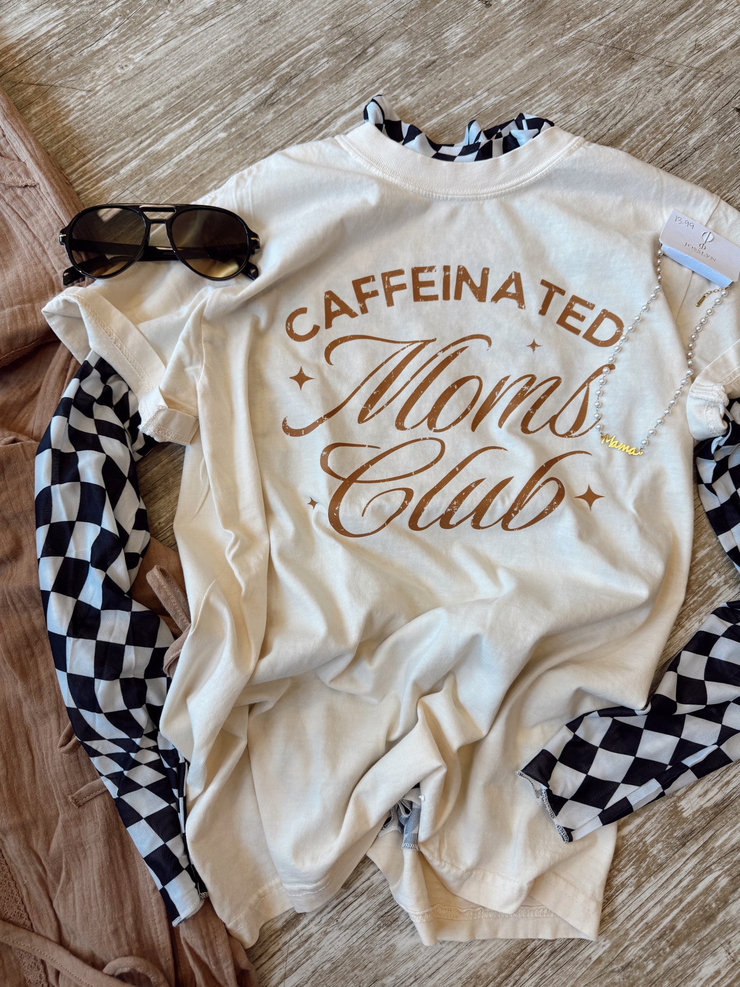 Checkered Mesh Top