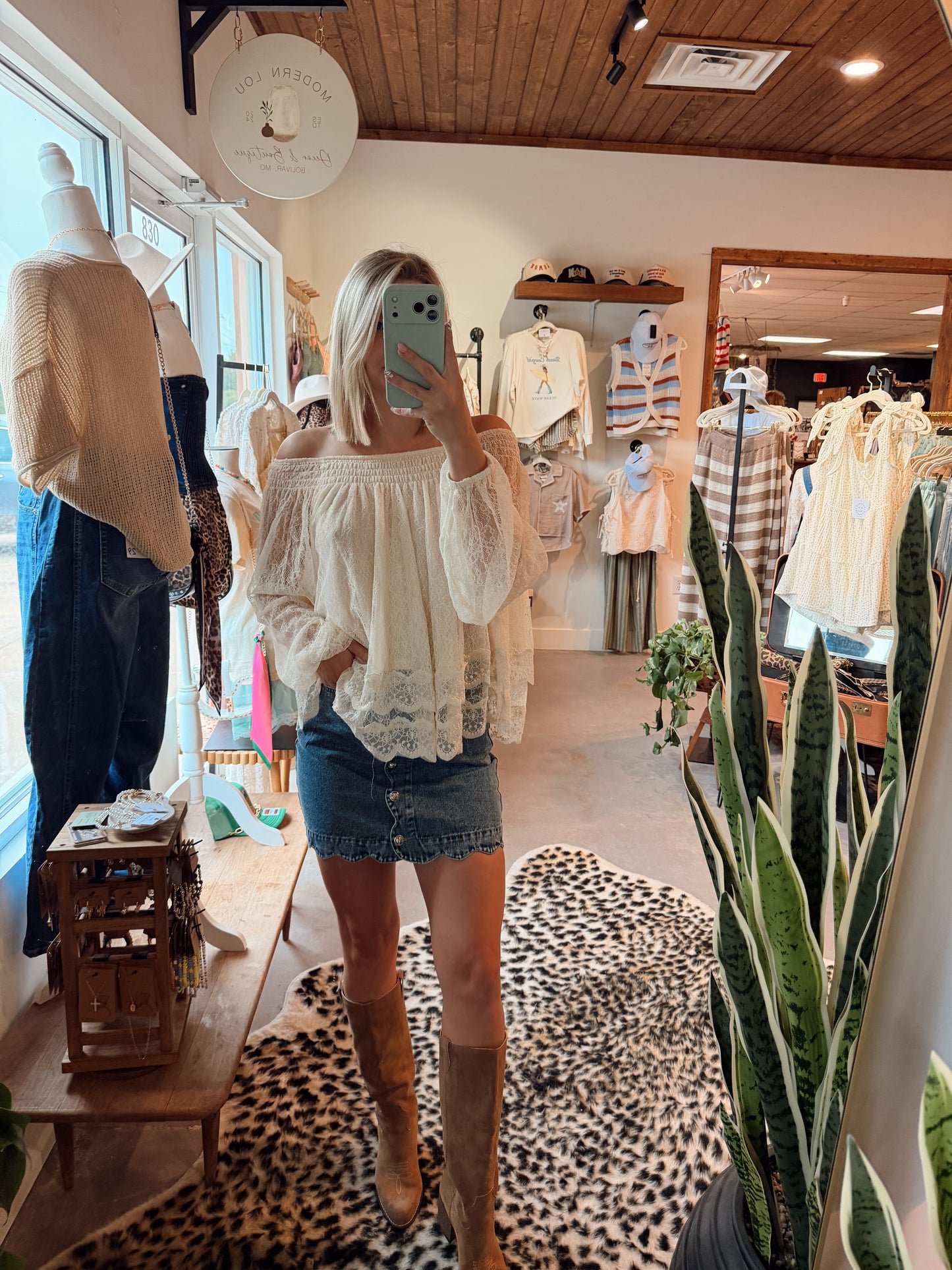 The Lacie off the shoulder top