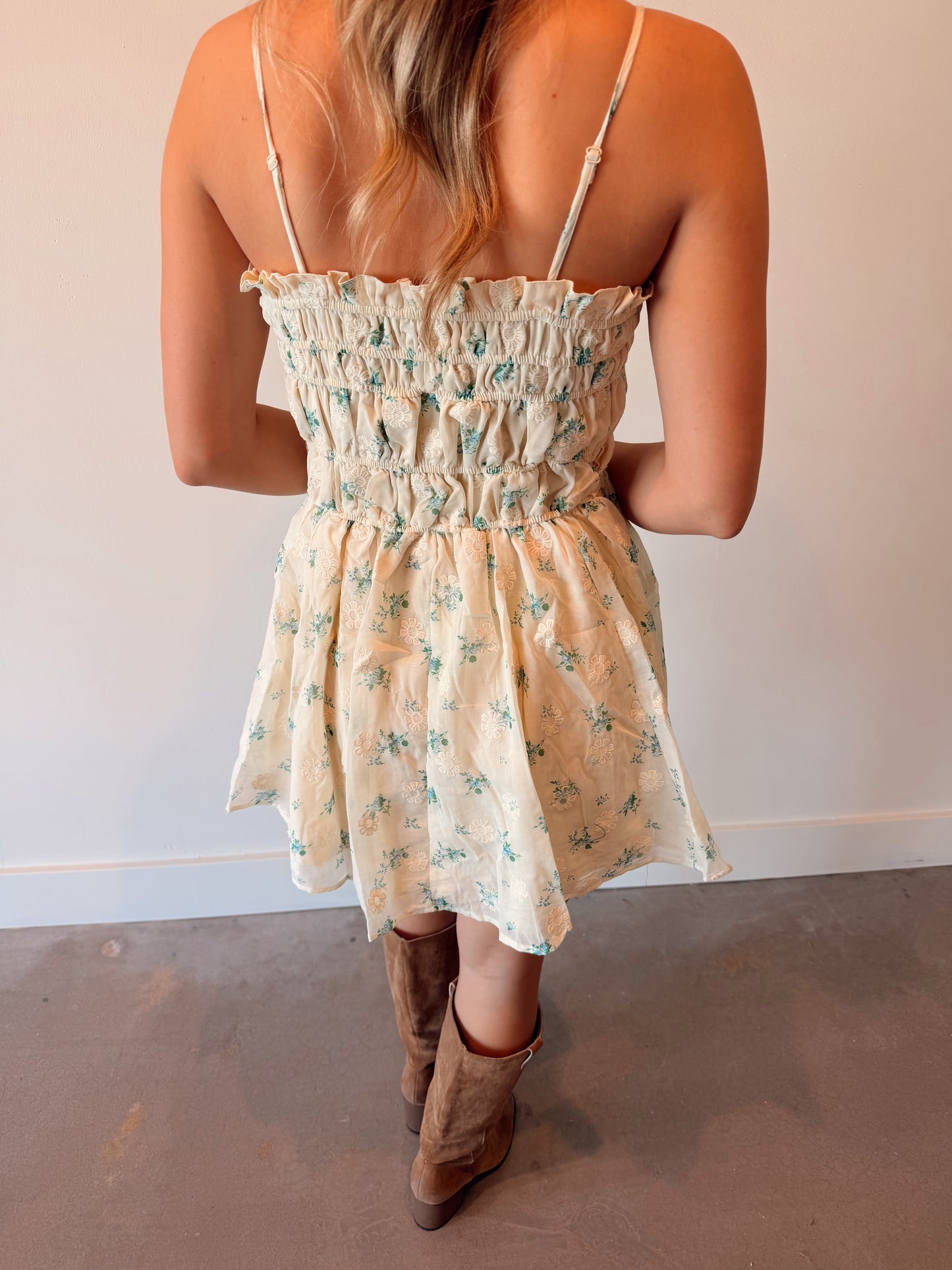 Blue Floral Dress