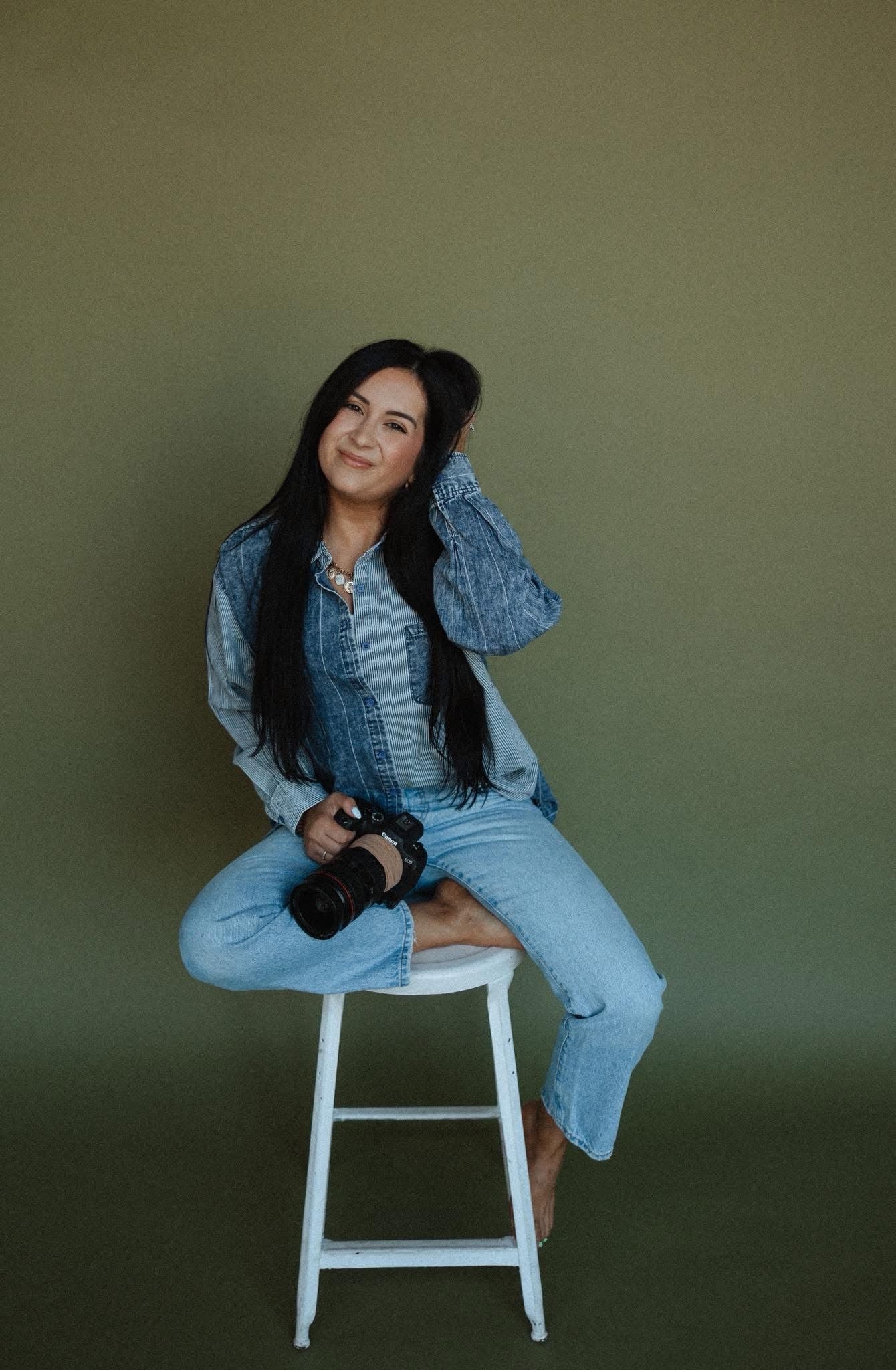 Adrian Denim Top