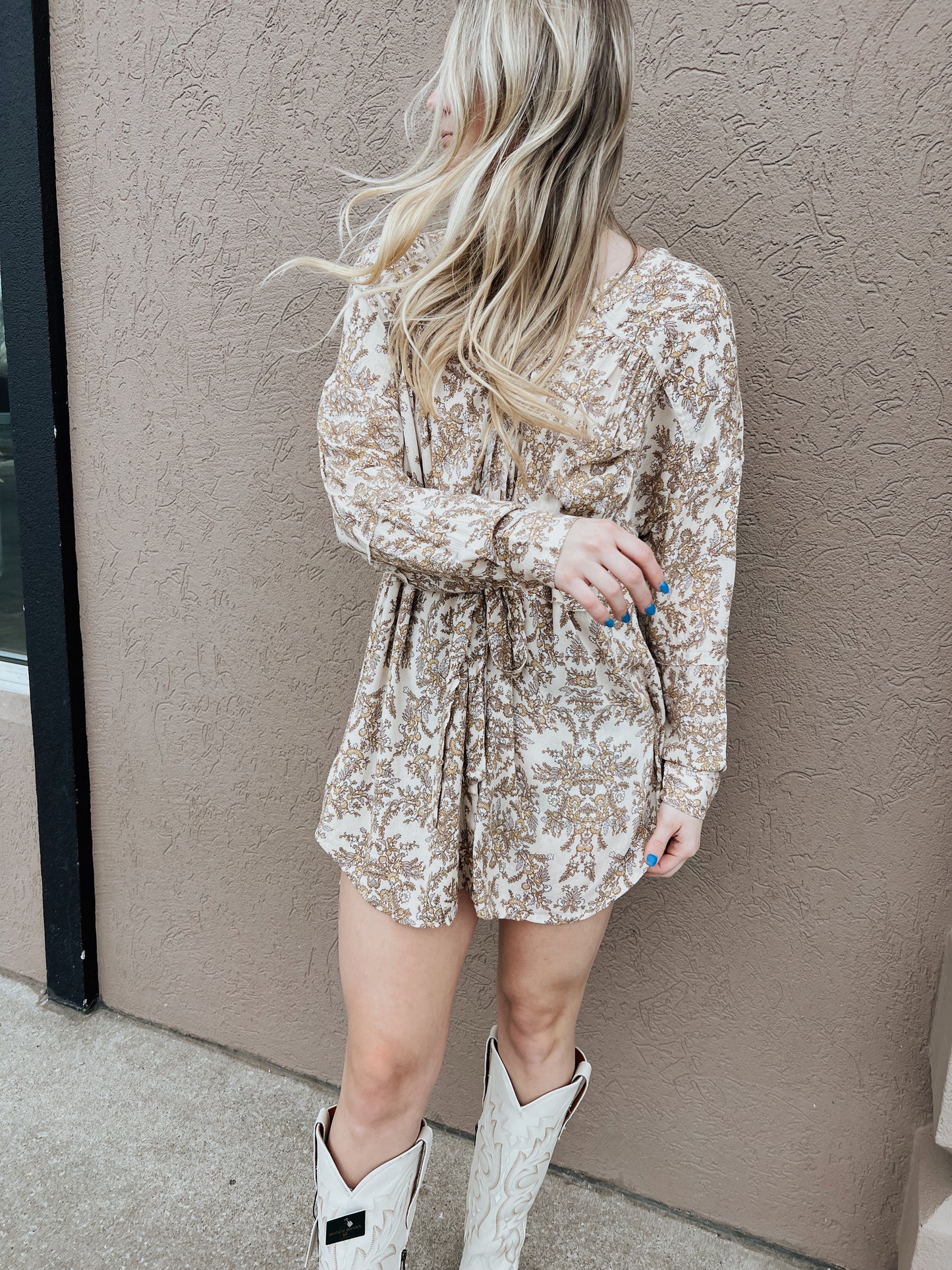 Ditsy Floral Shirt Dress