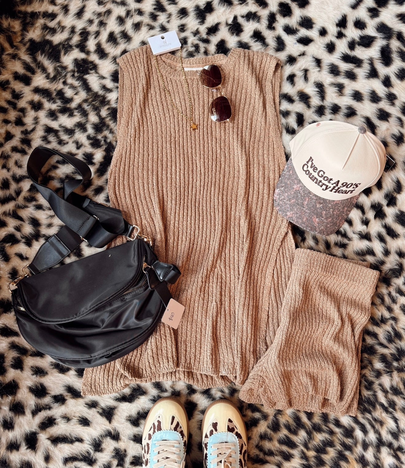 Brown Knitted Set