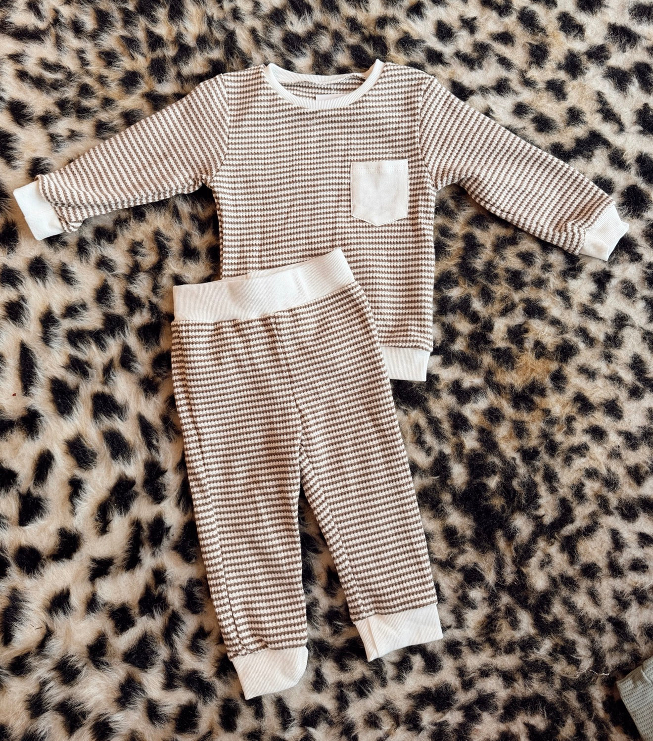 Brown Stripe Set