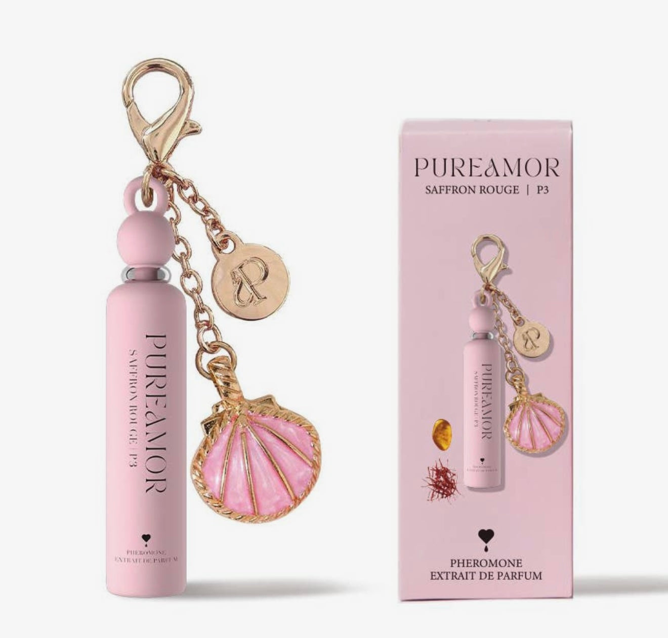 Saffron Rouge Keychain Oil Perfume
