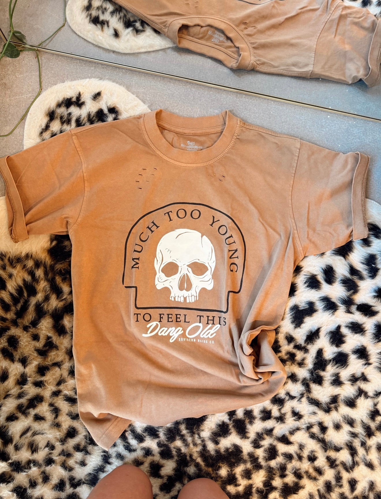 Much Too Young Distressed Tee
