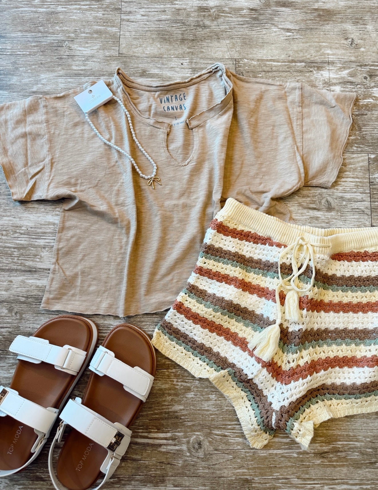 Abby Raw Hem Top