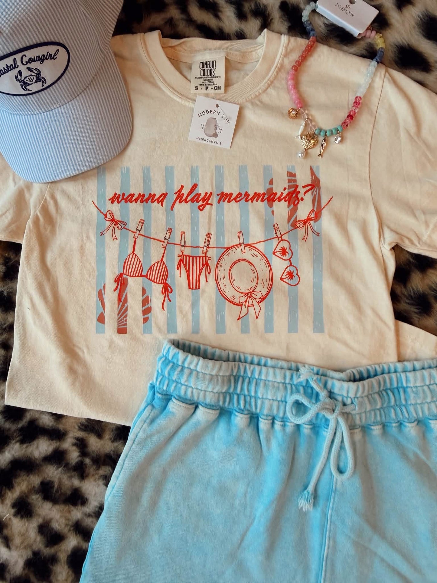 Wanna play mermaids Tee