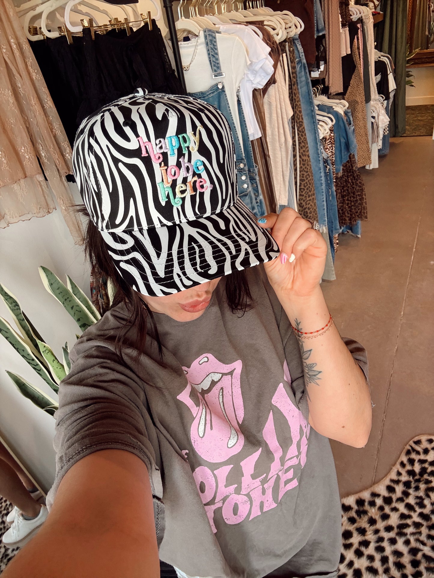 Happy To Be Here Hat