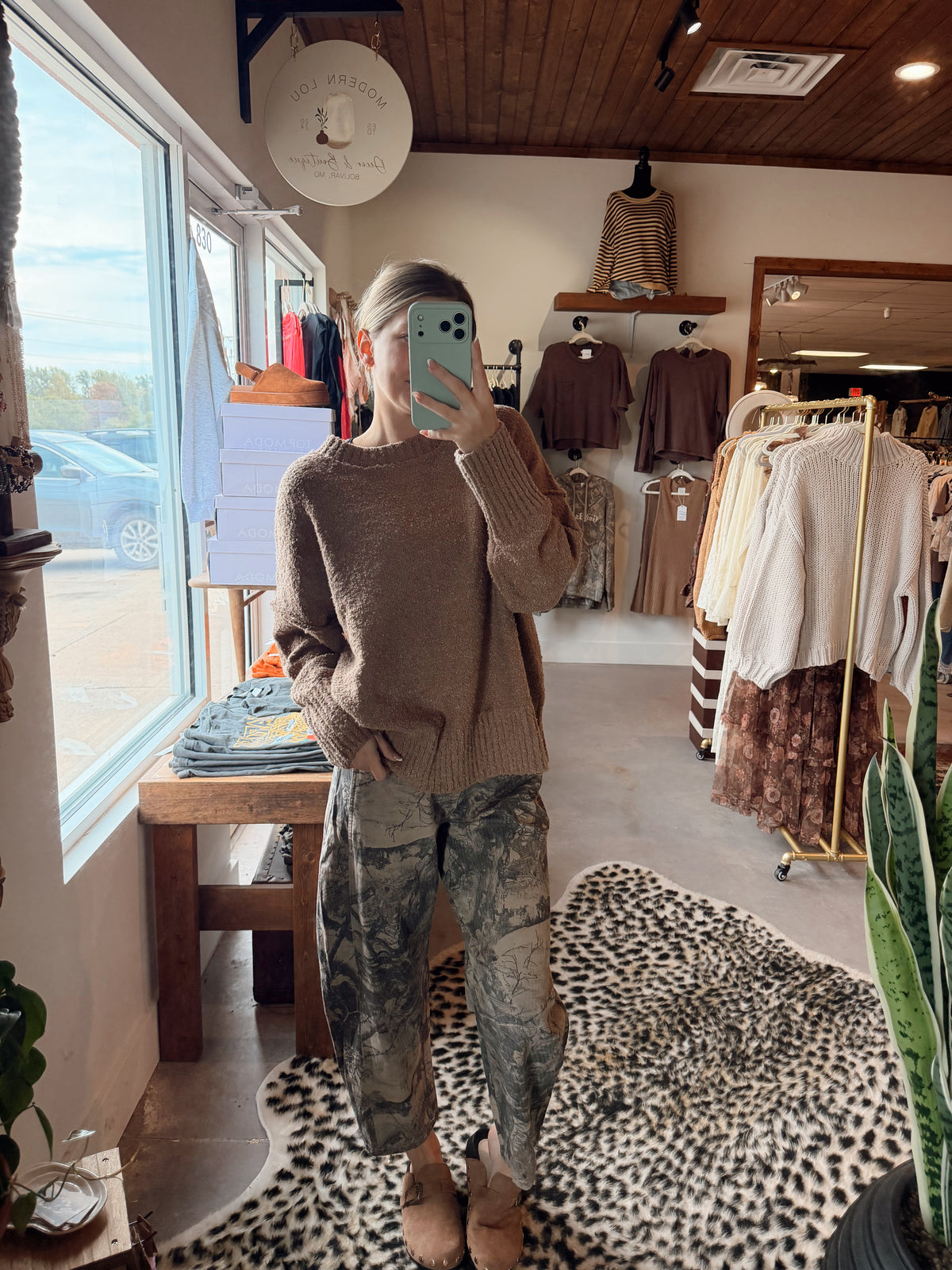 Mocha Teddy Sweater