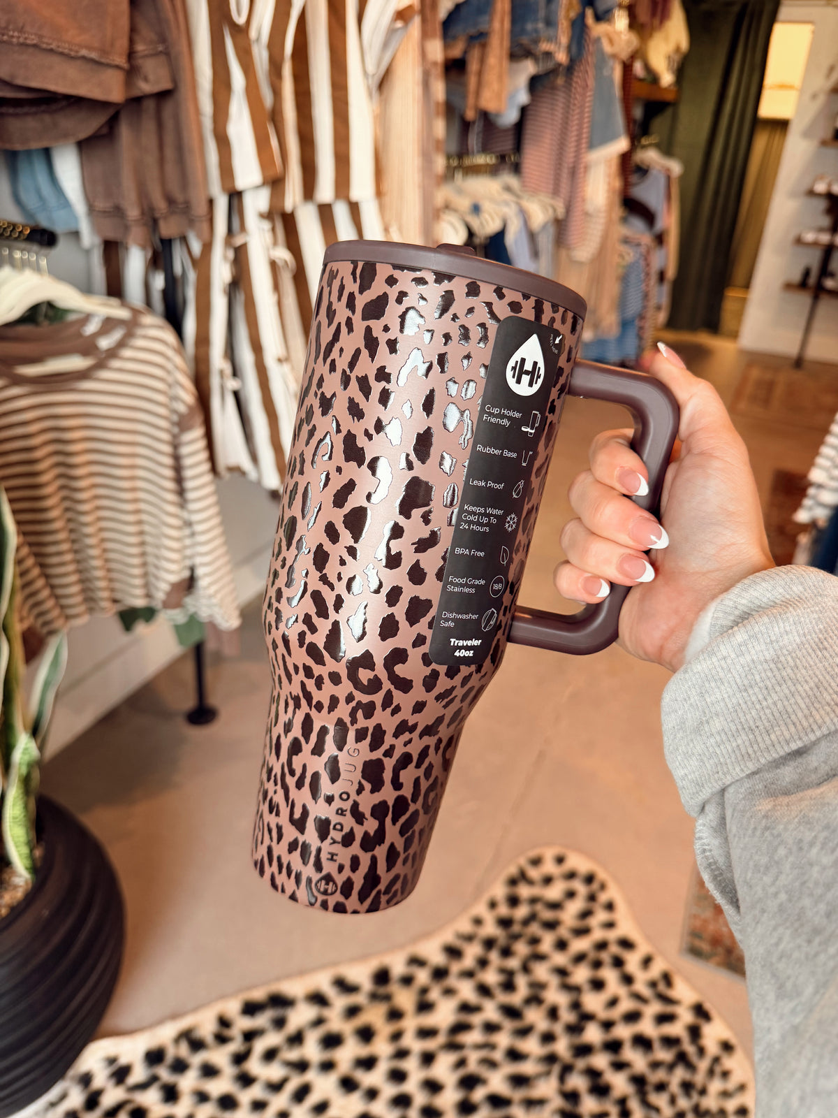 Leopard Hydrojug 40oz
