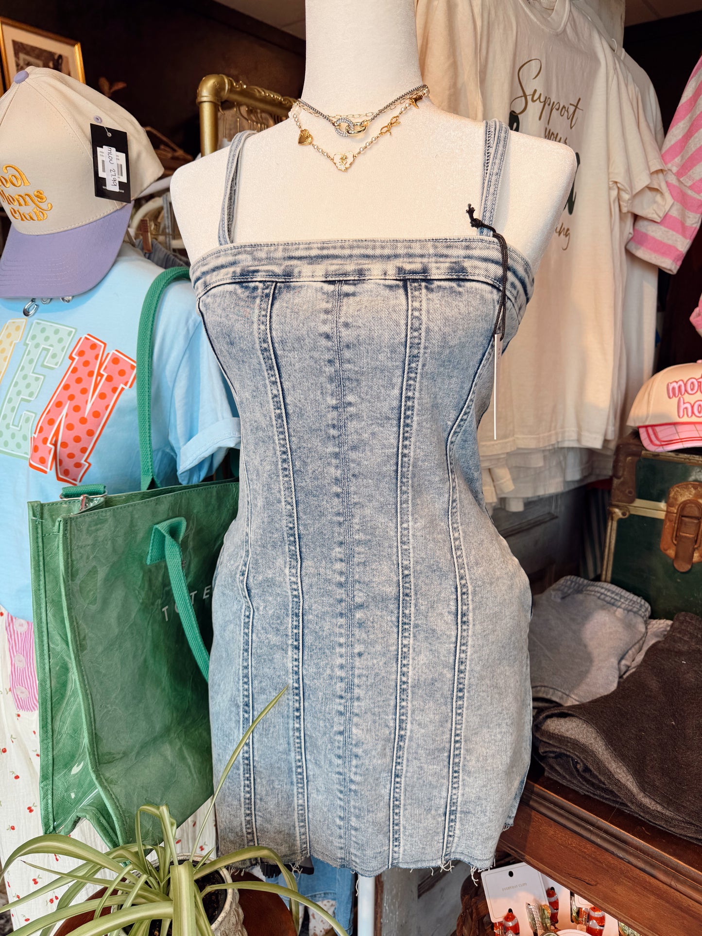 Light Wash Denim Dress
