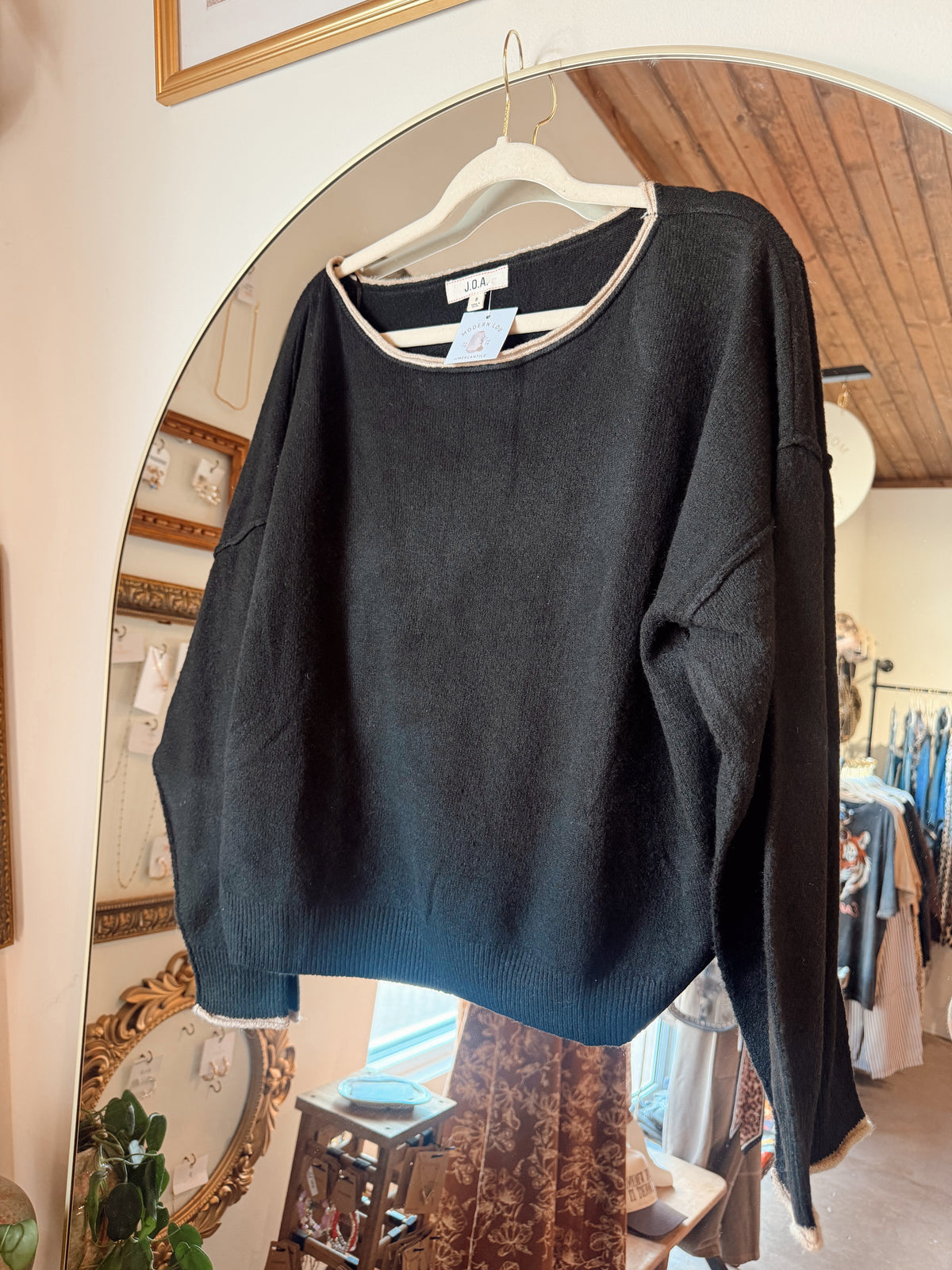 Timeless Two Toned Sweater