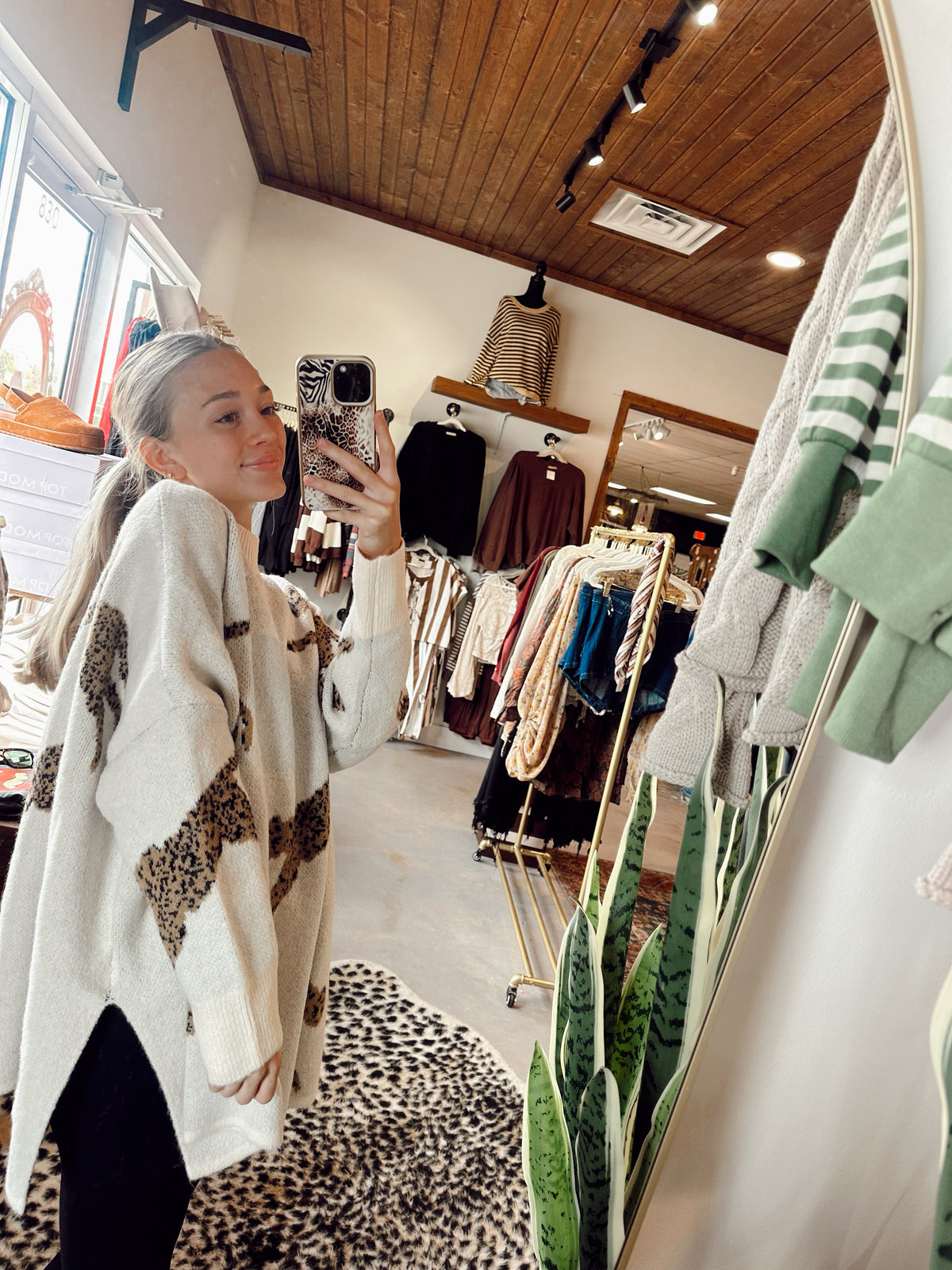 Carli Cheetah Sweater