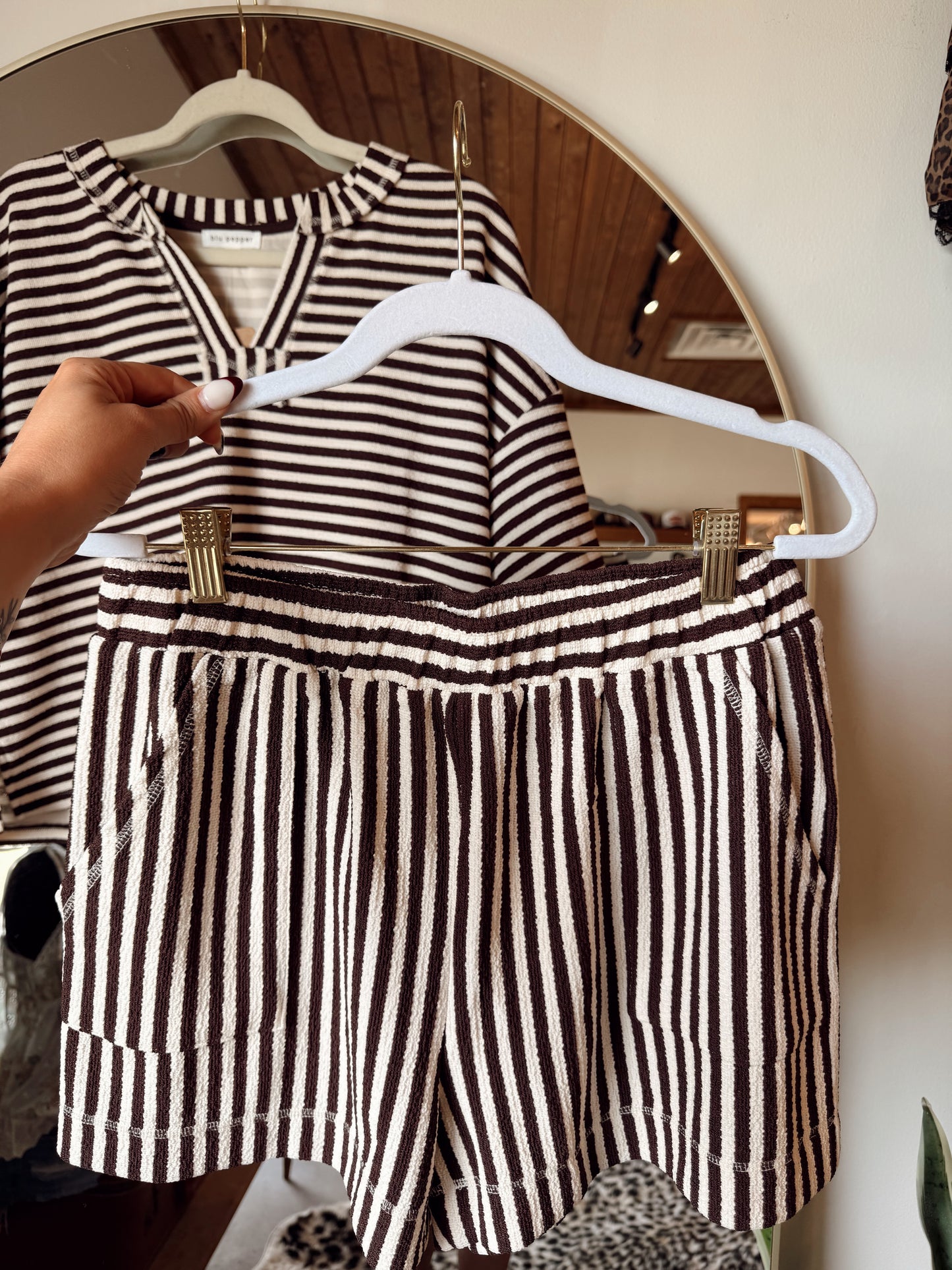 Chocolate Stripes Shorts