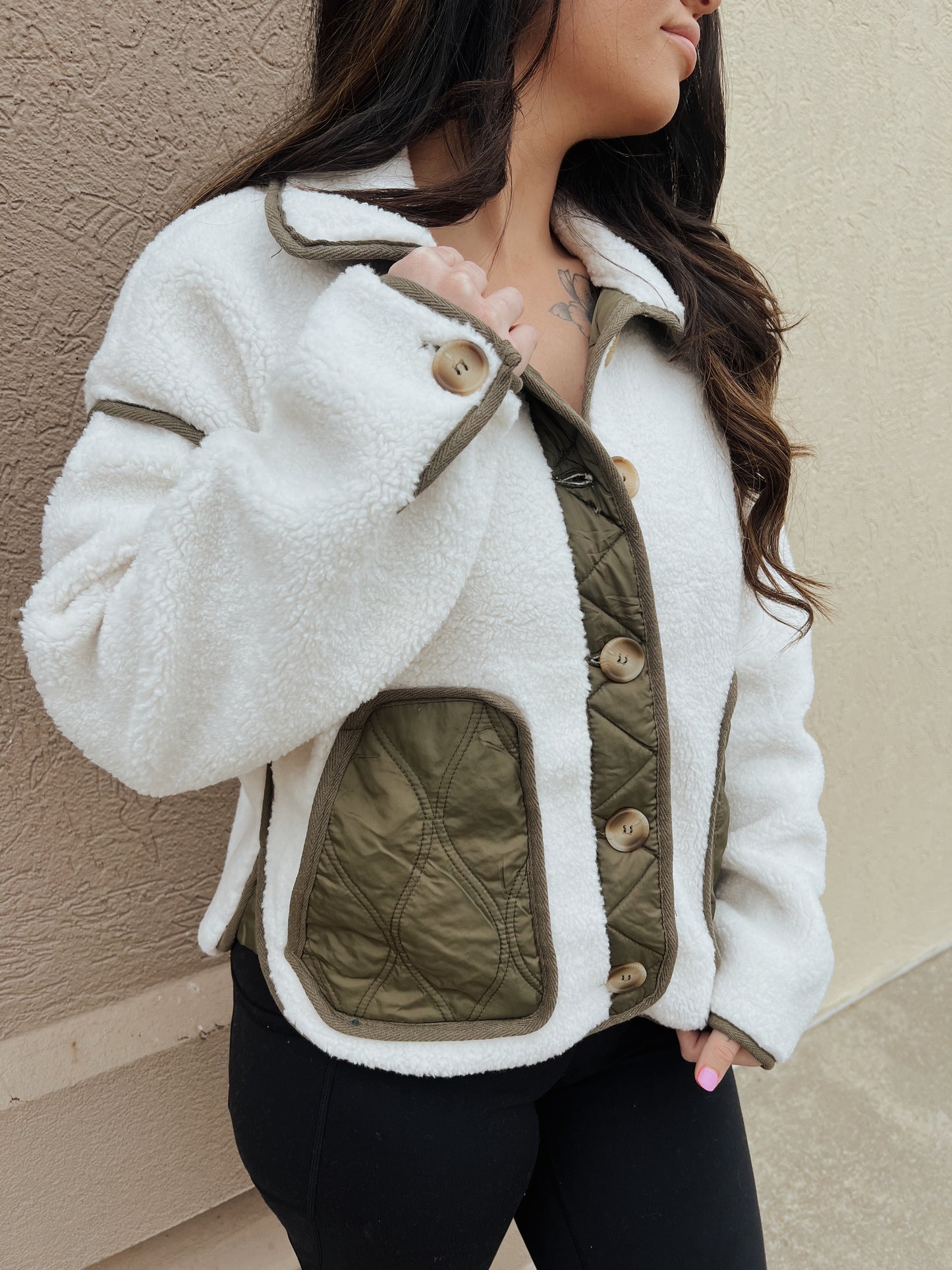 Sherpa Quilted Jacket