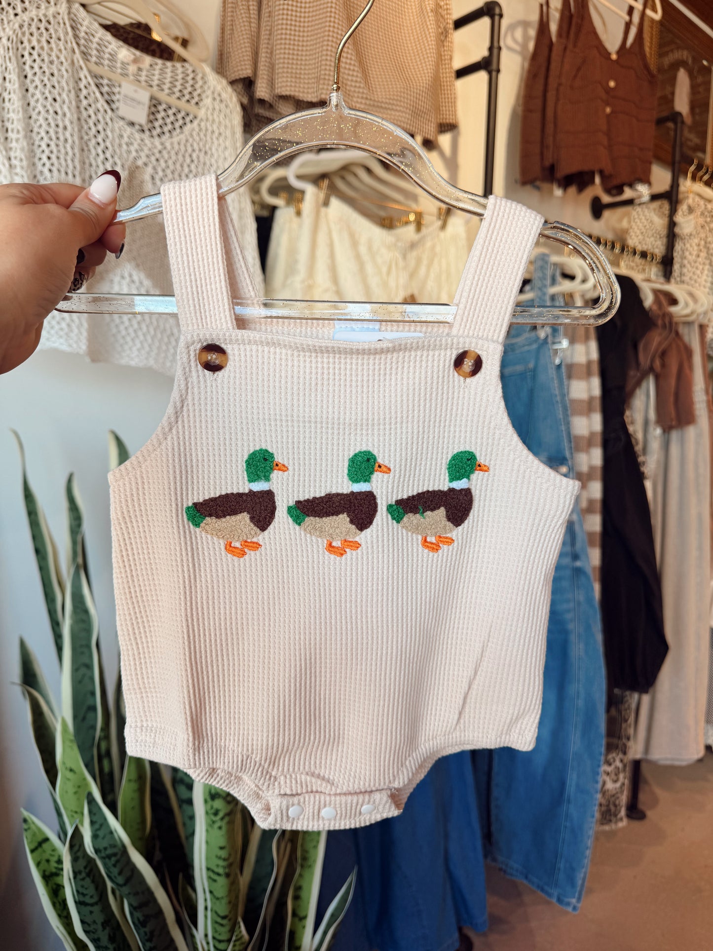 Mallard Waffle Onesie
