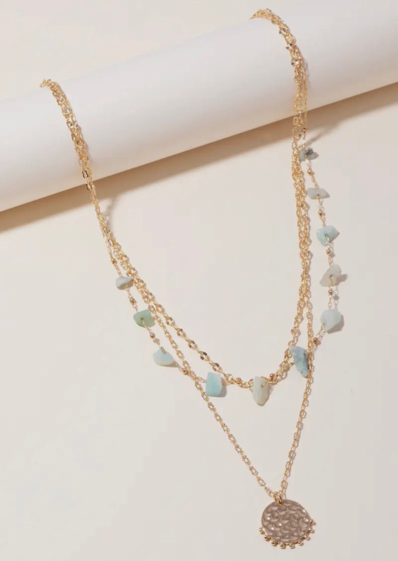 Teal Stone Necklace