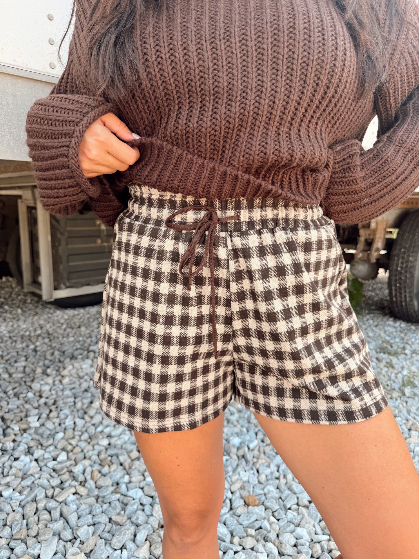 Fall Plaid Shorts