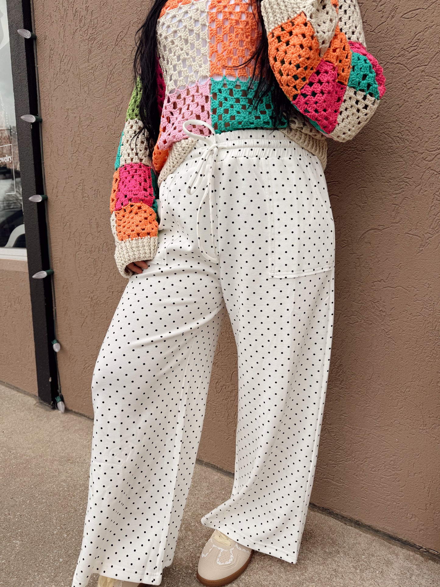 Cozy Polka Dot Pants