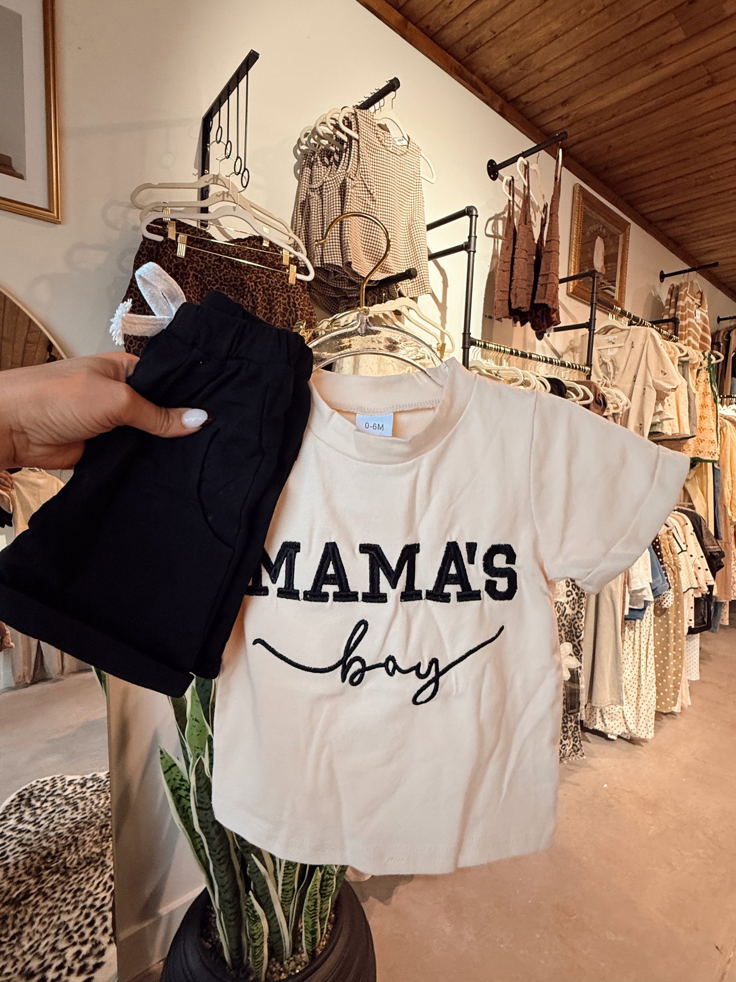 Neutral Mama’s Boy Set