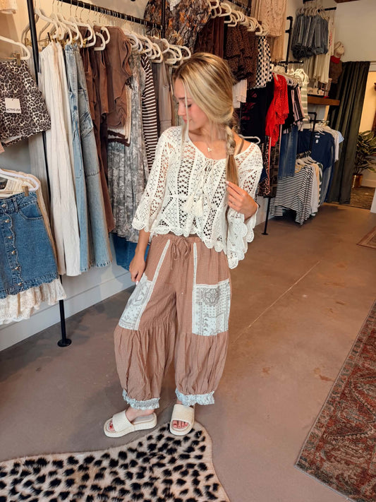 Crochet Tassel Top