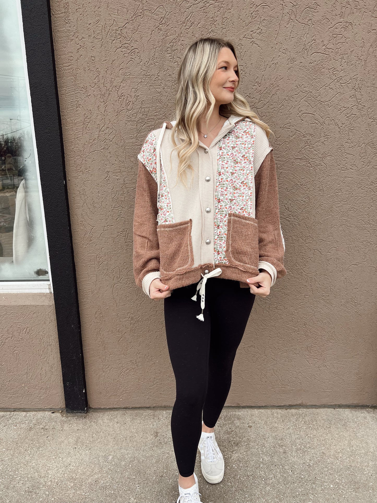 Georgia Peach Quilted Jacket