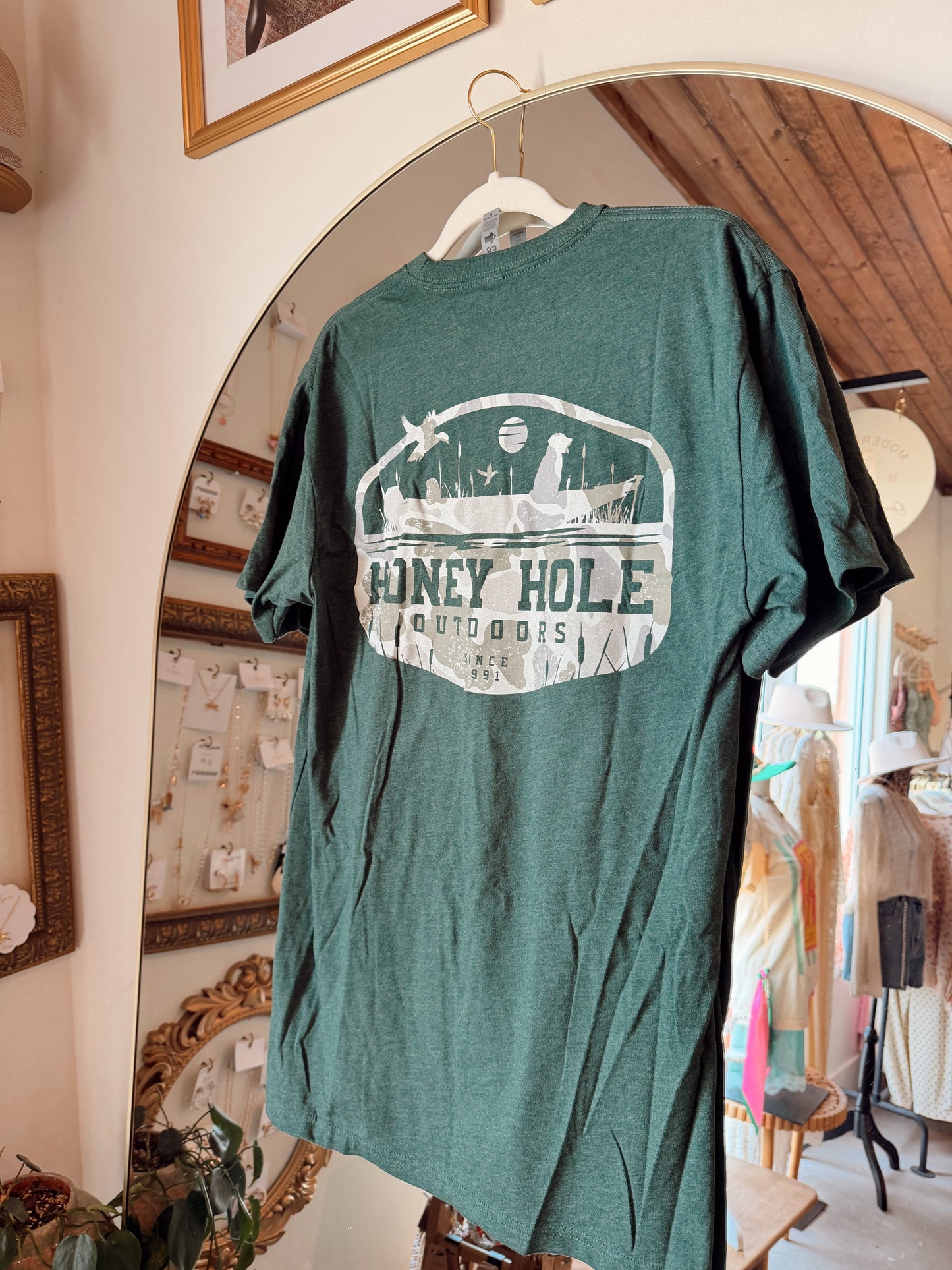 Green Honey Hole Tee