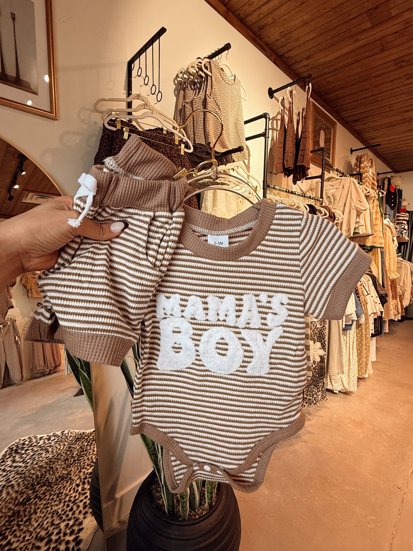 Mocha Mama’s Boy Set